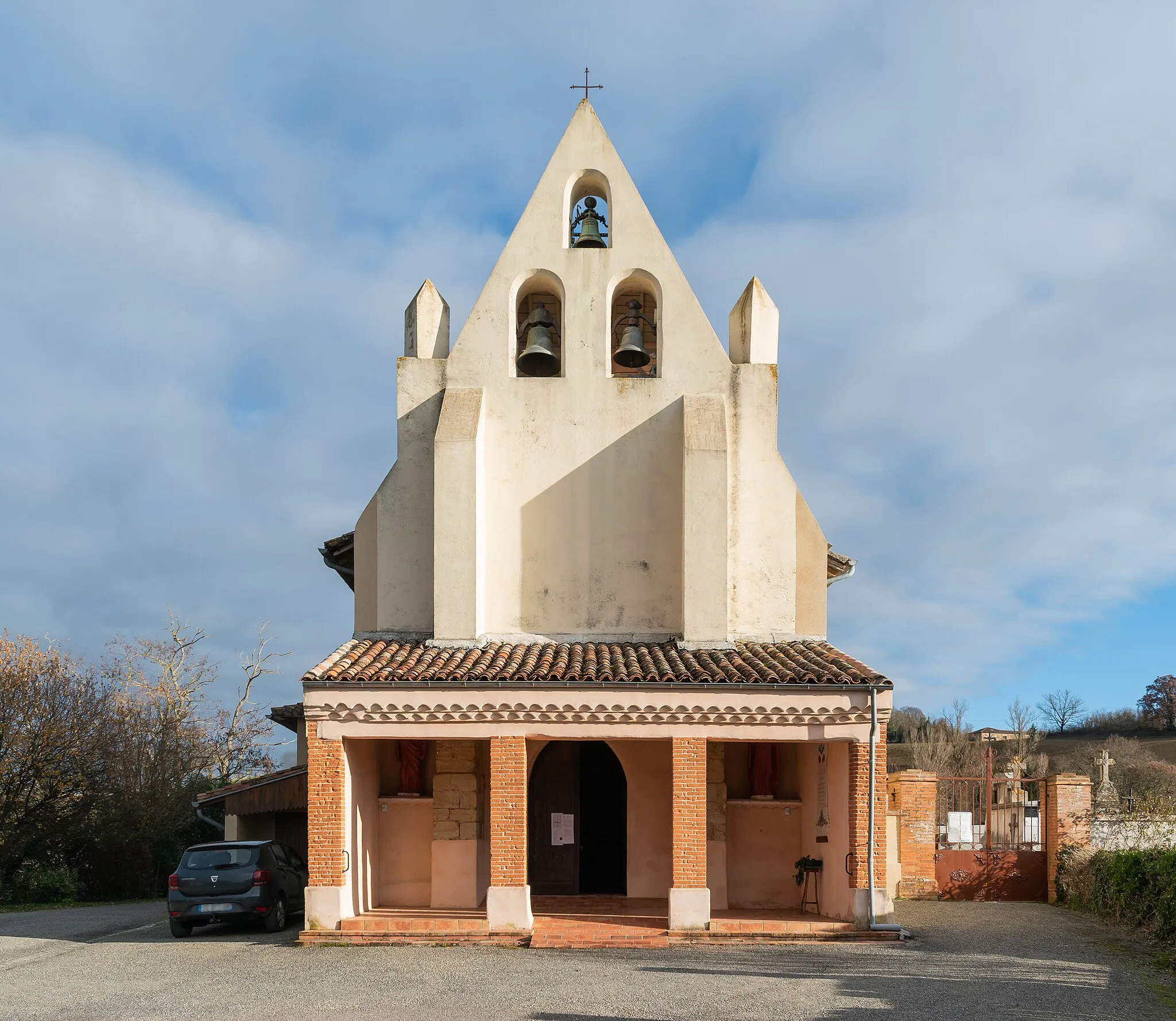 Photo showing: Saint Peter church in Montadet, Gers, France