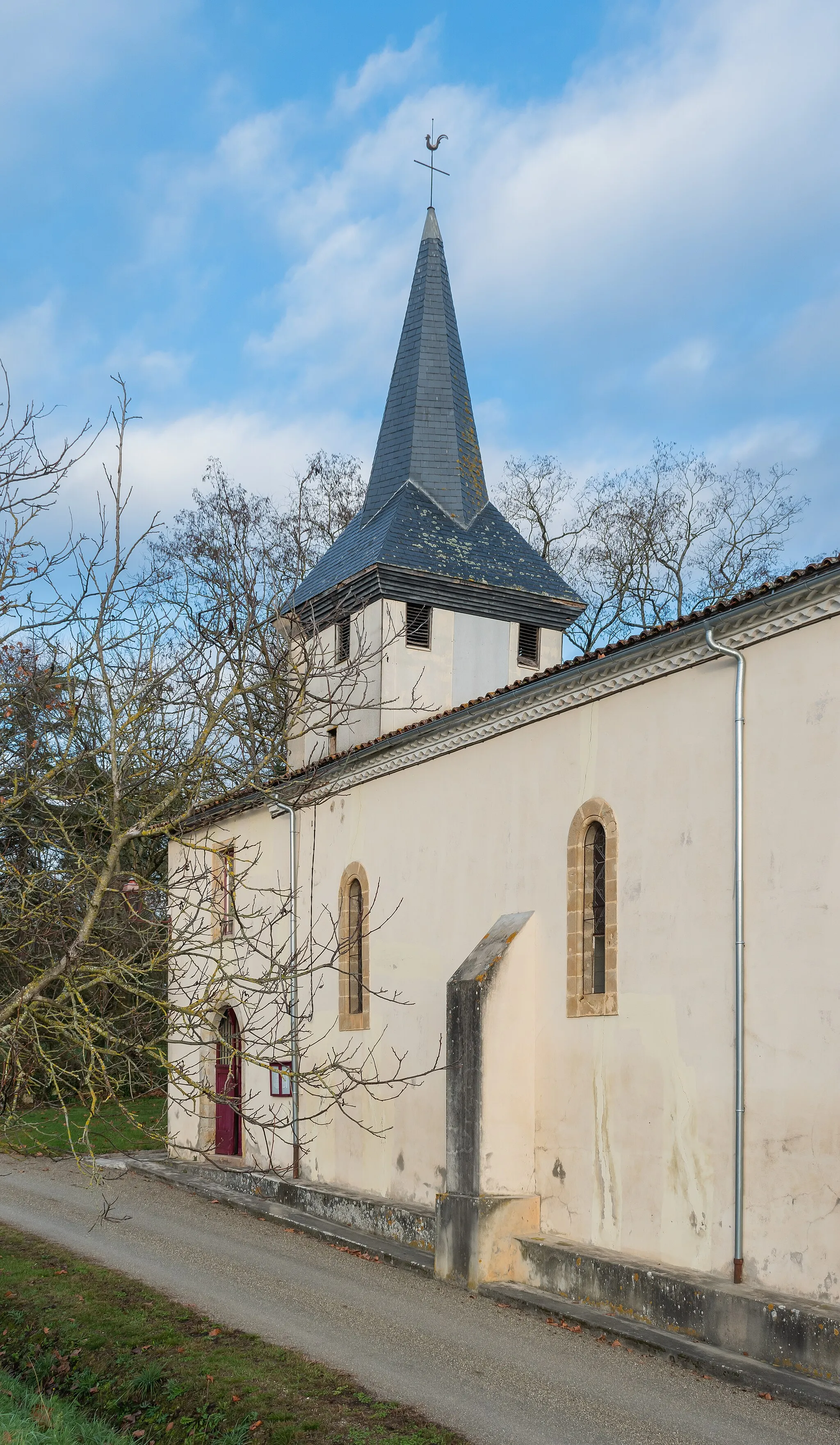 Photo showing: Saint Anne church in Gaujan, Gers, France