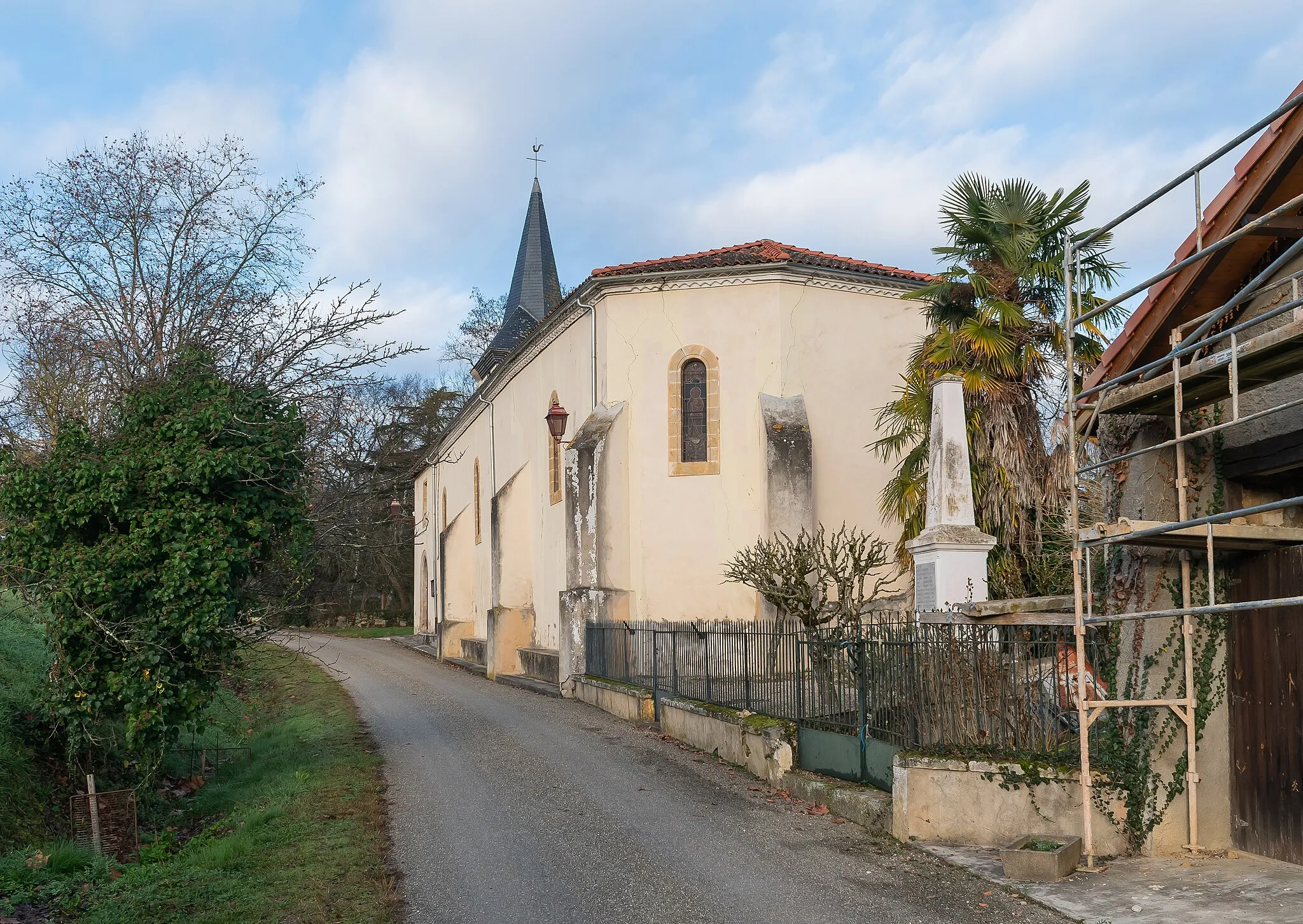 Photo showing: Saint Anne church in Gaujan, Gers, France