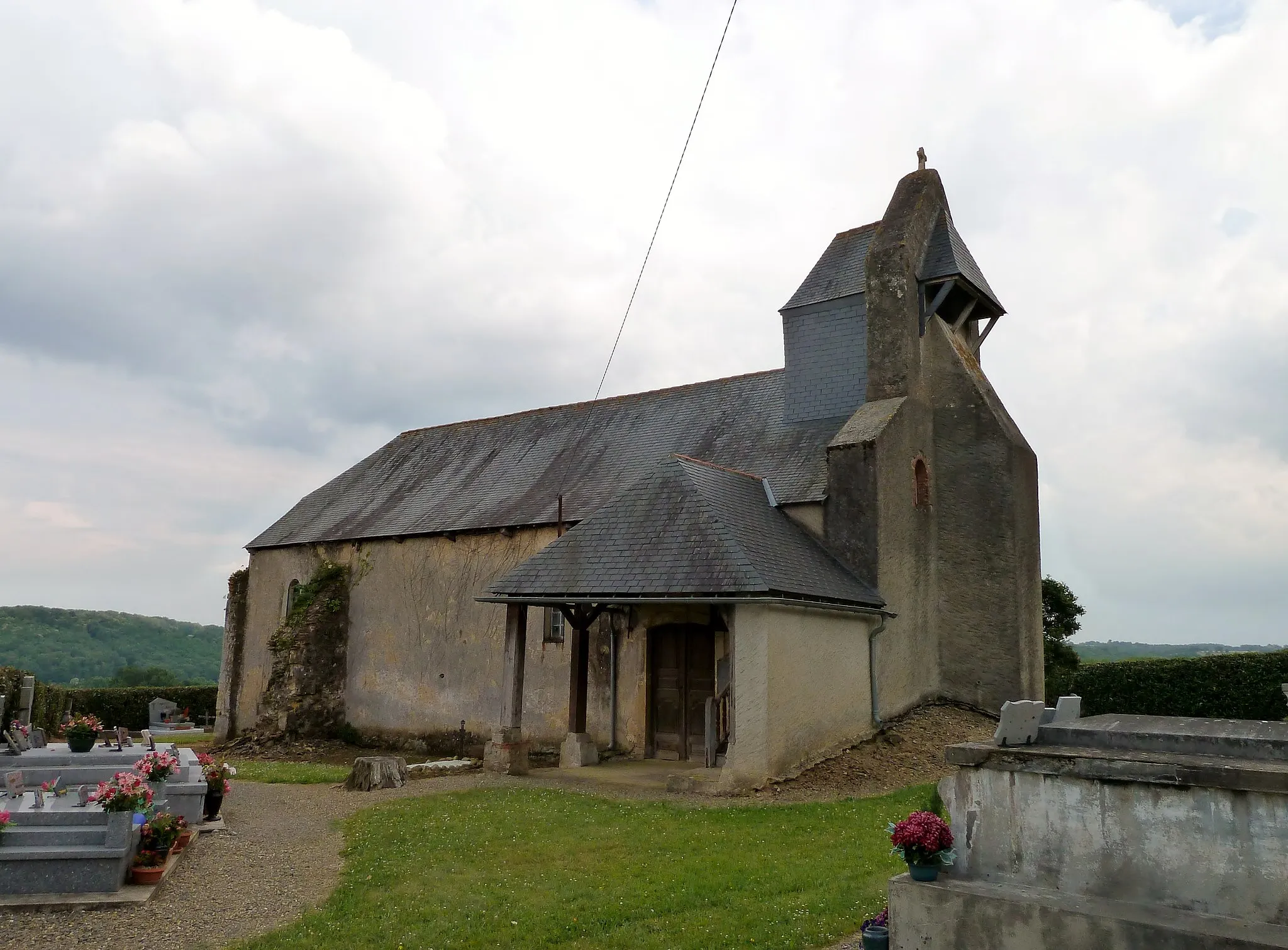 Photo showing: Église de Bassillon-Vauzé