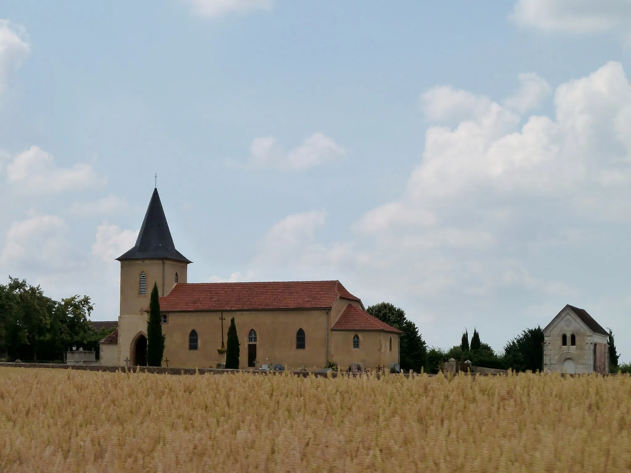 Photo showing: Église de Corbère-Abères