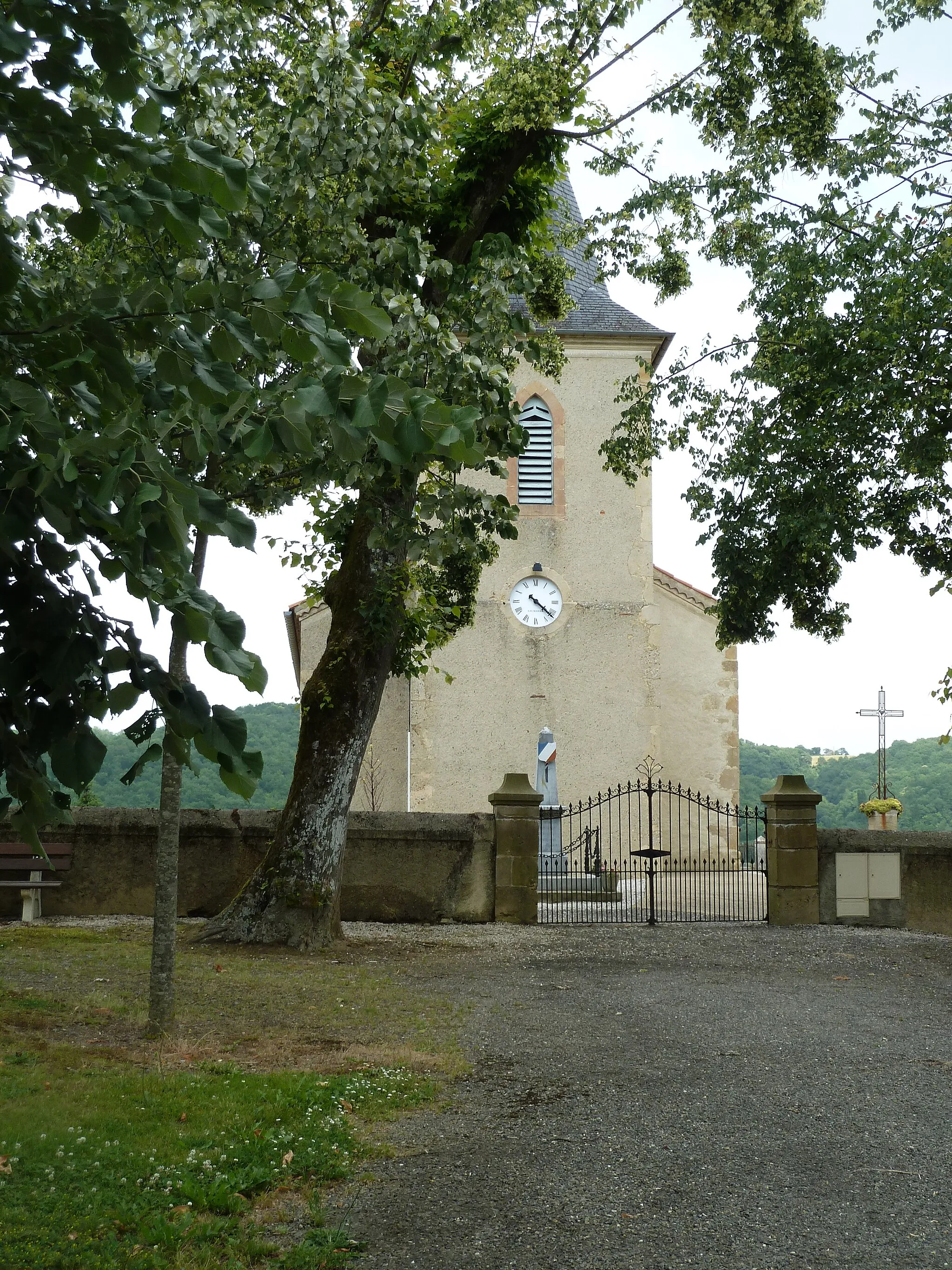 Photo showing: Église de Corbère-Abères