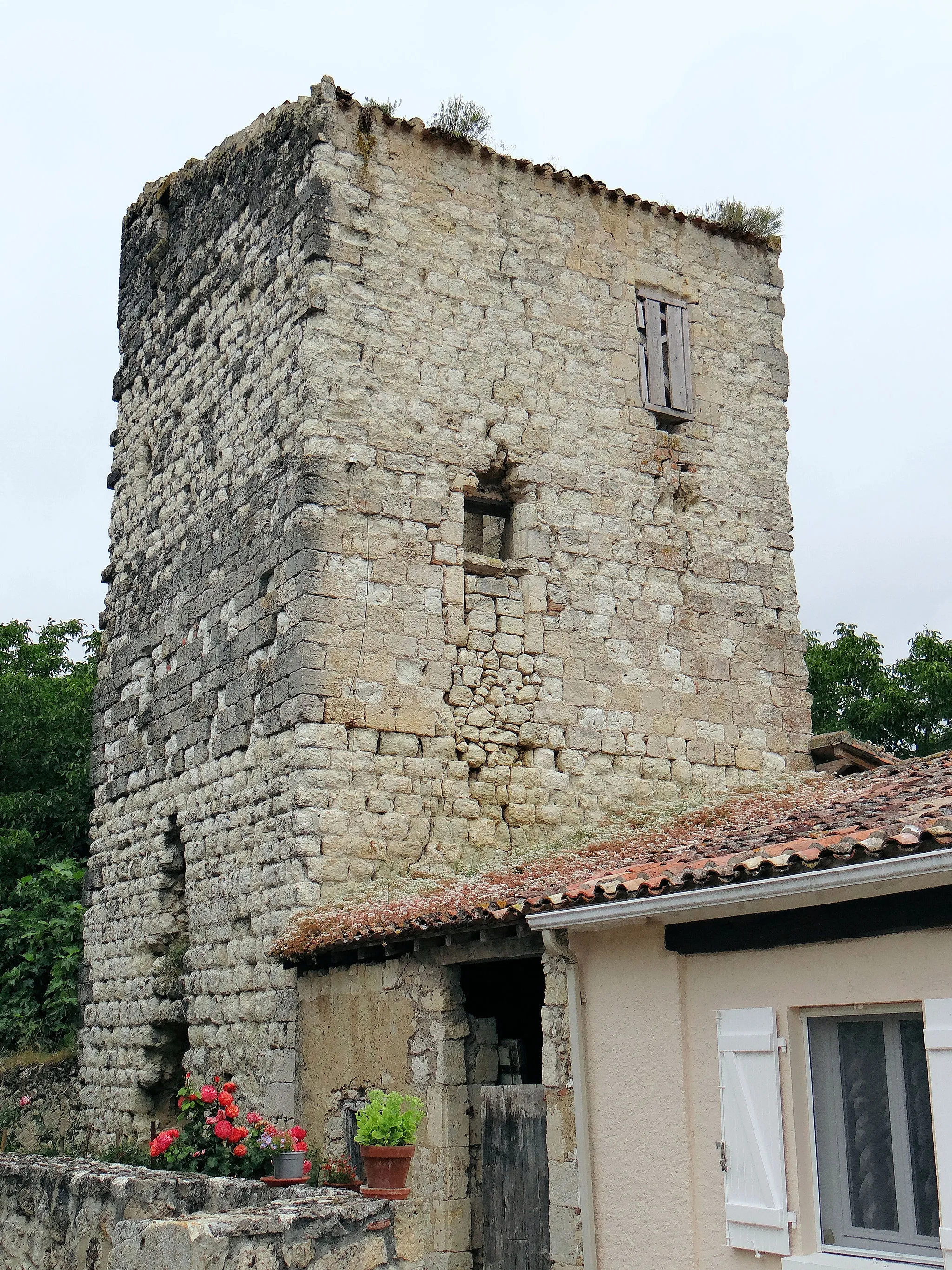 Photo showing: L'Isle-Bouzon - Ancien château - Vestige d'une tour