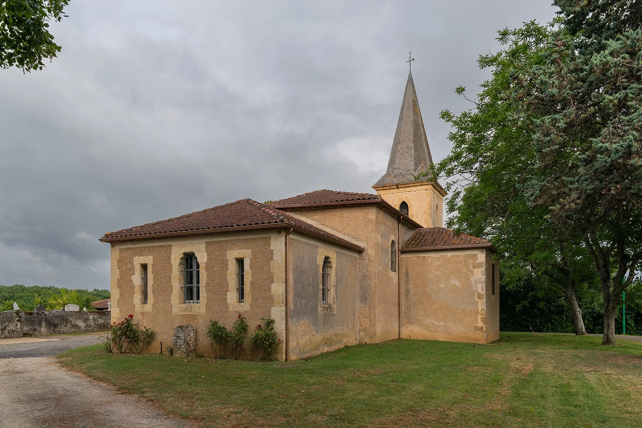 Photo showing: Saint Lycerius church in Estipouy, Gers, France