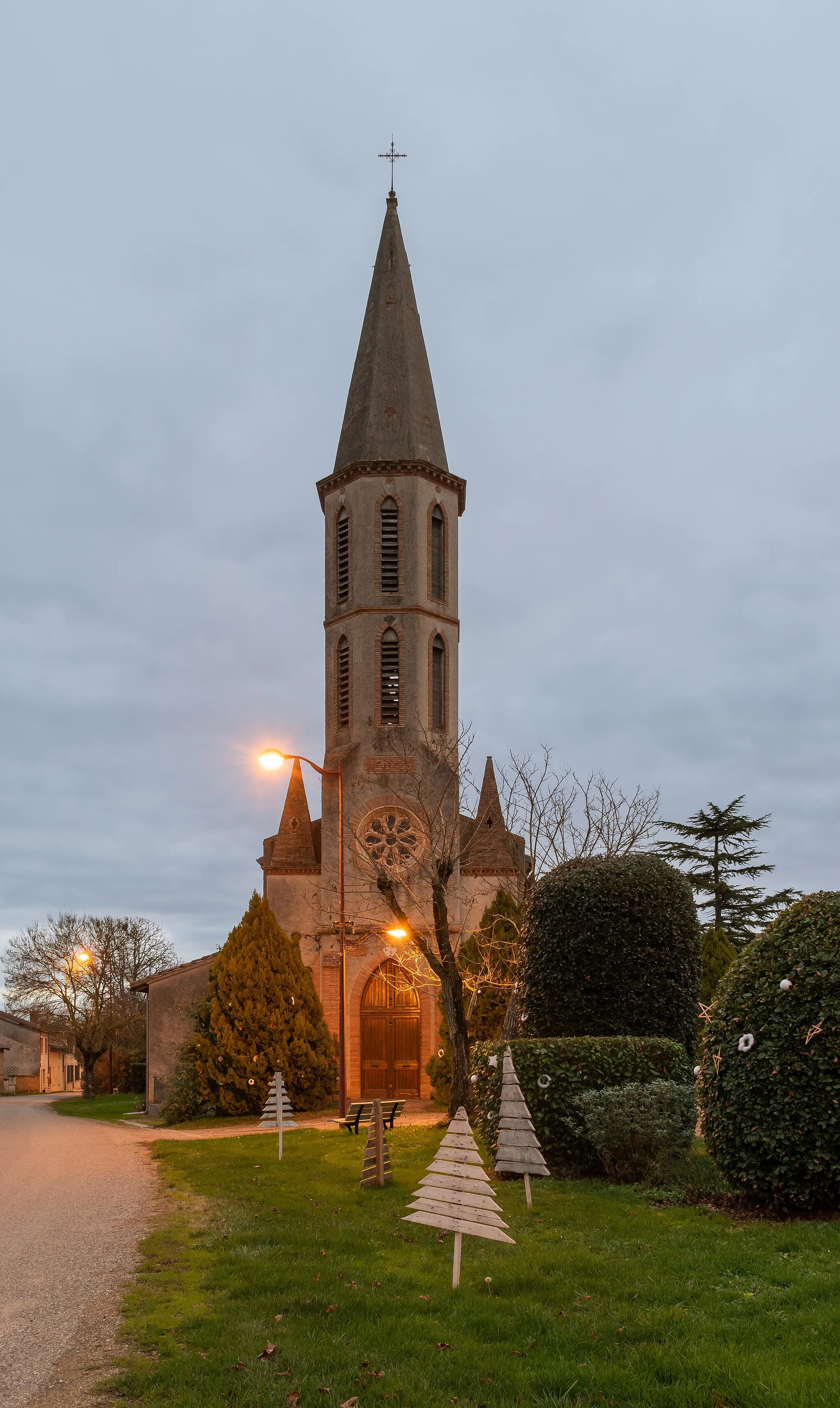 Photo showing: Saint Quiteria church in Marestaing, Gers, France