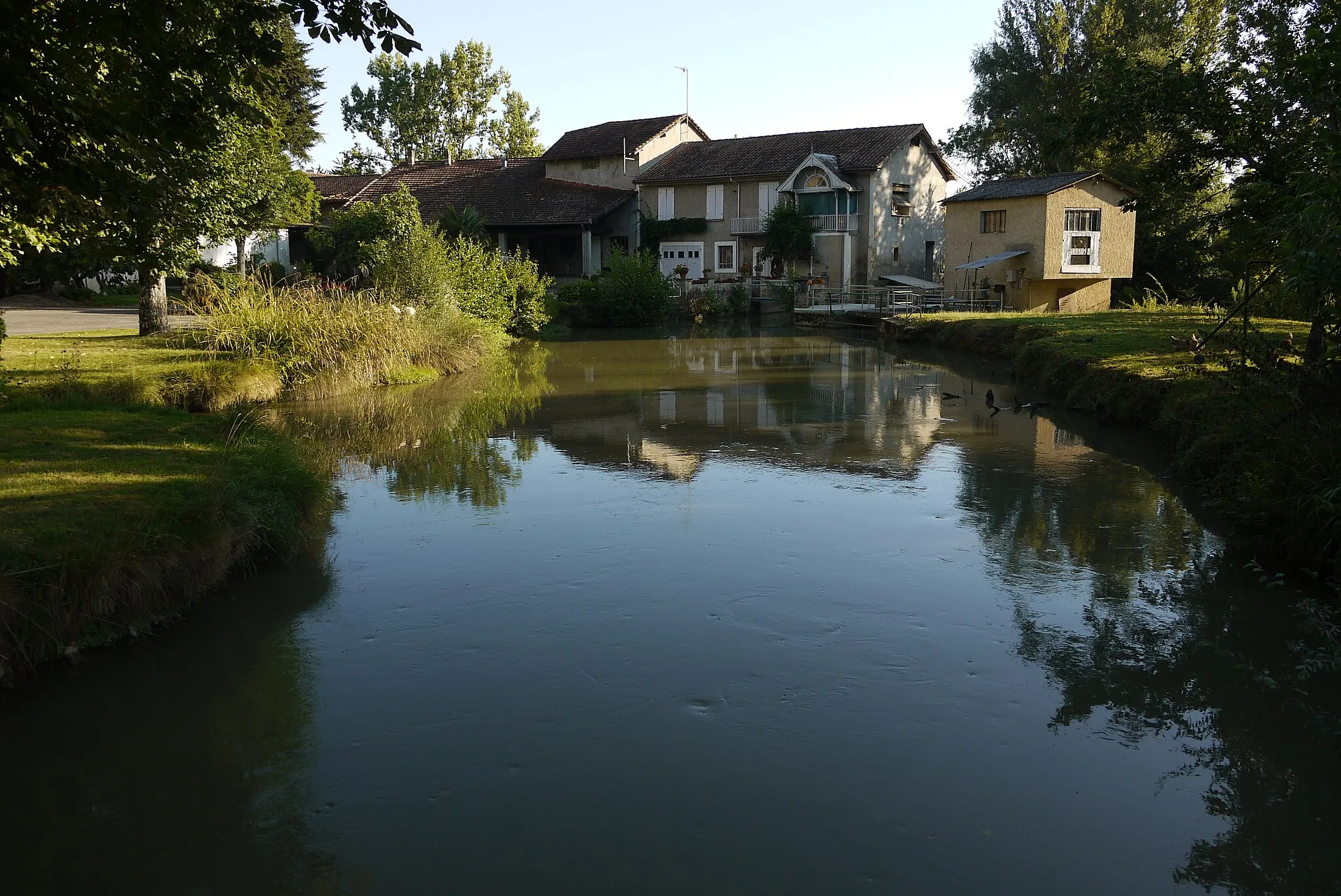 Photo showing: Le lieu-dit "Au Moulin" à Ornézan