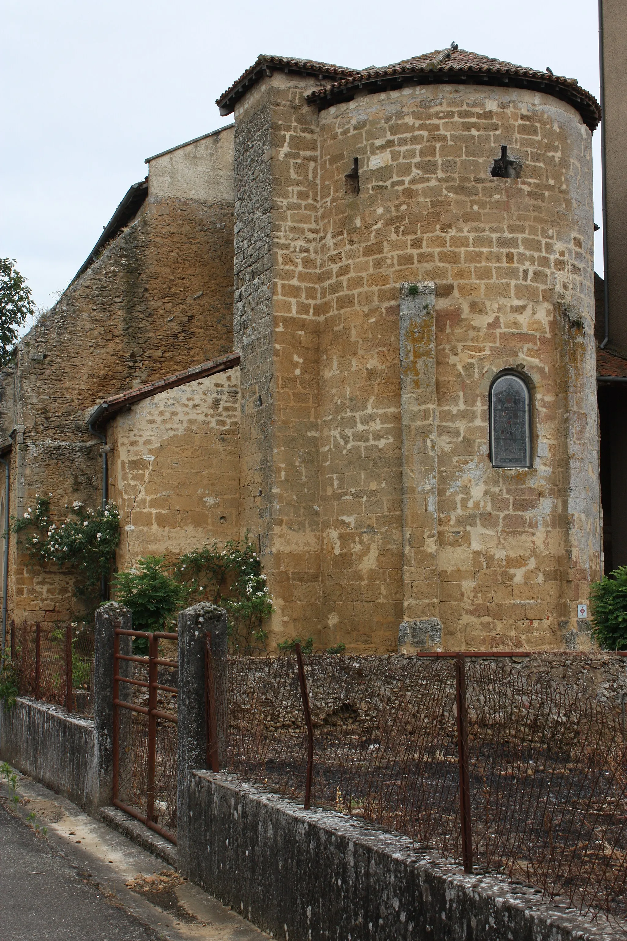 Photo showing: Panjas - Eglise Saint-Laurent
Abside