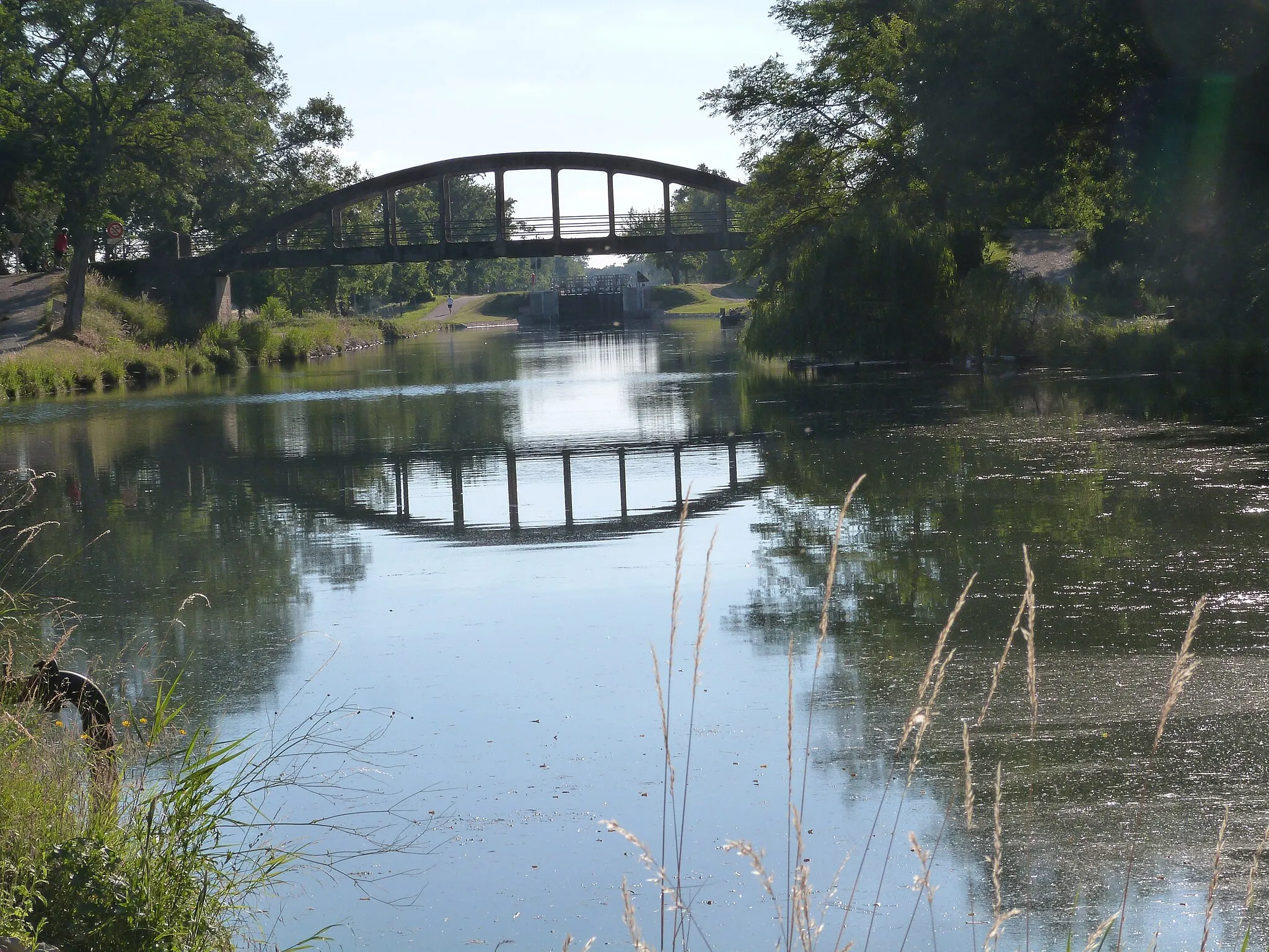 Photo showing: Pont de Noailhac à Lacourt-Saint-Pierre sur le canal de Montech