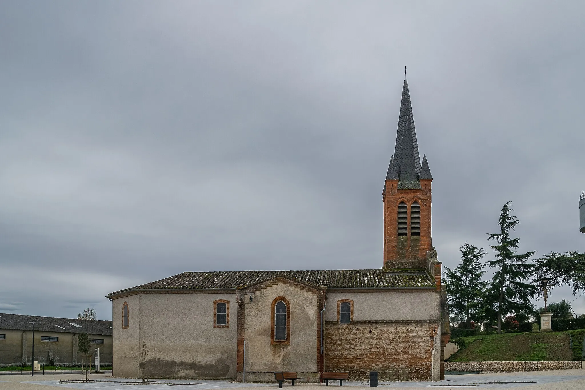 Photo showing: Saint Stephen Church of Montbartier, Tarn-et-Garonne, France