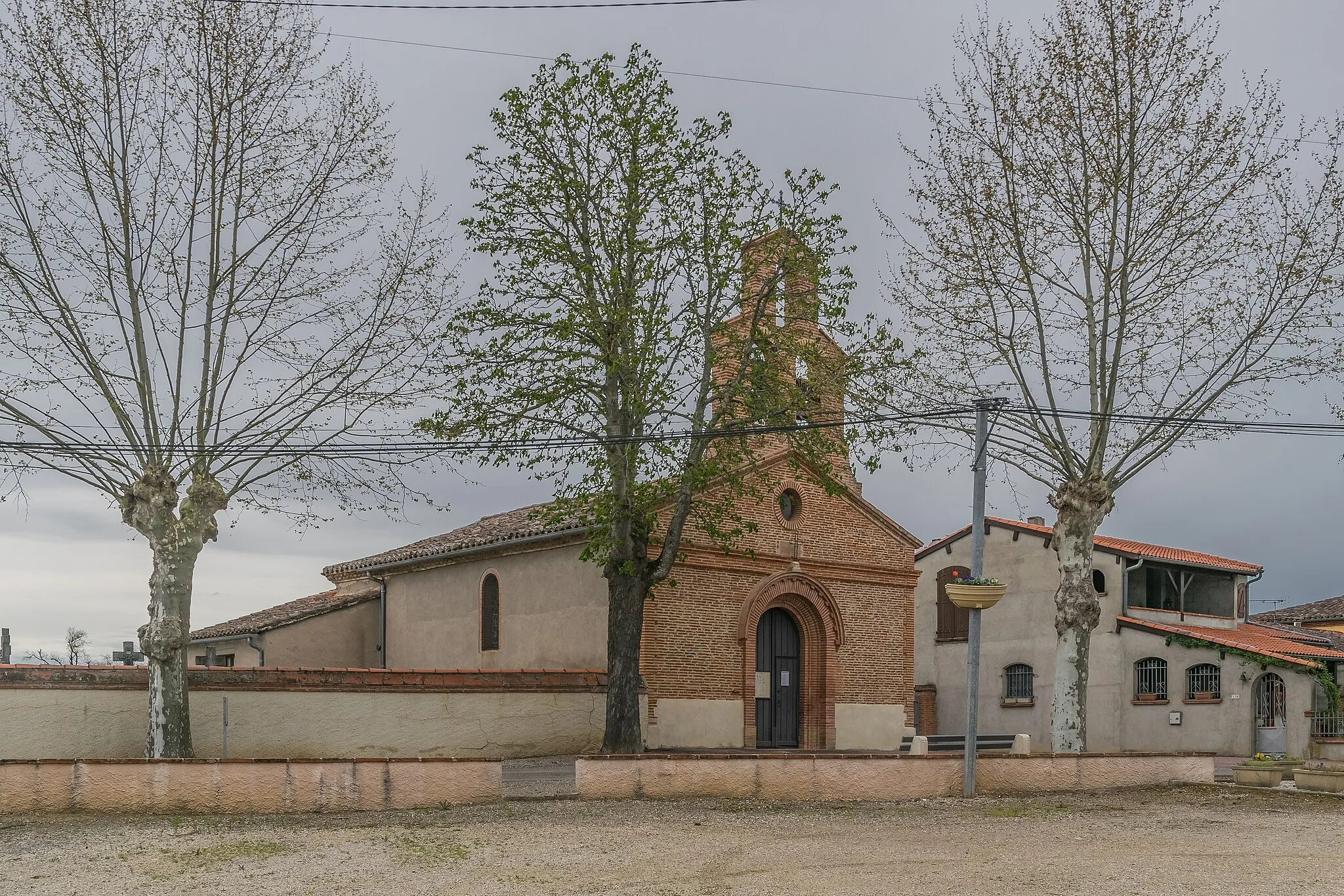 Photo showing: Church of Brial, commune of Bressols, Tarn-et-Garonne, France