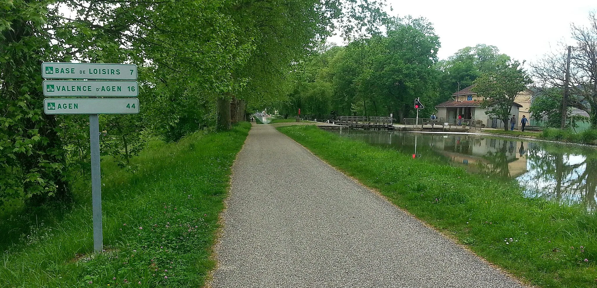 Photo showing: Le canal du Midi, vers Moissac (82)