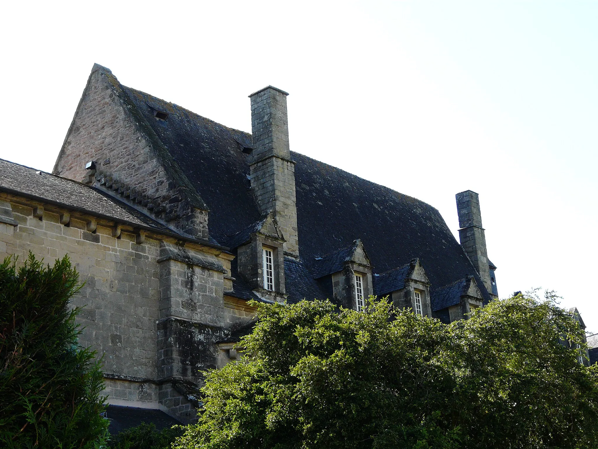 Photo showing: Les toits de l'abbaye d'Aubazine, Corrèze, France