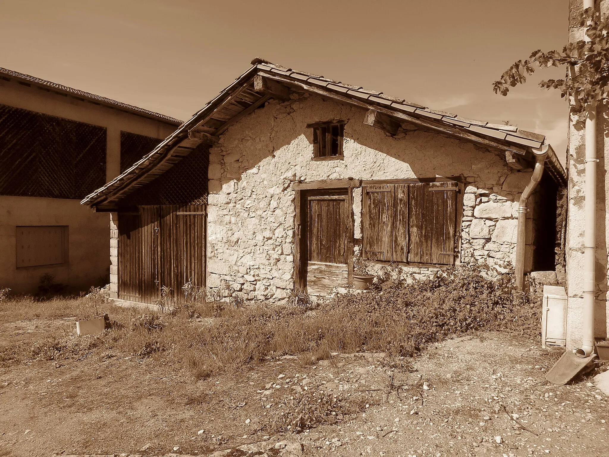 Photo showing: Montardit (Ariège, Midi-Pyrénées, France) - Une vieille maison dans le village.