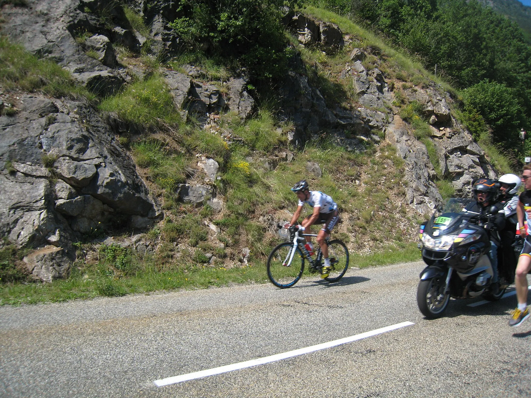 Photo showing: Christophe Riblon on the Port de Pailheres in the 2013 Tour de France