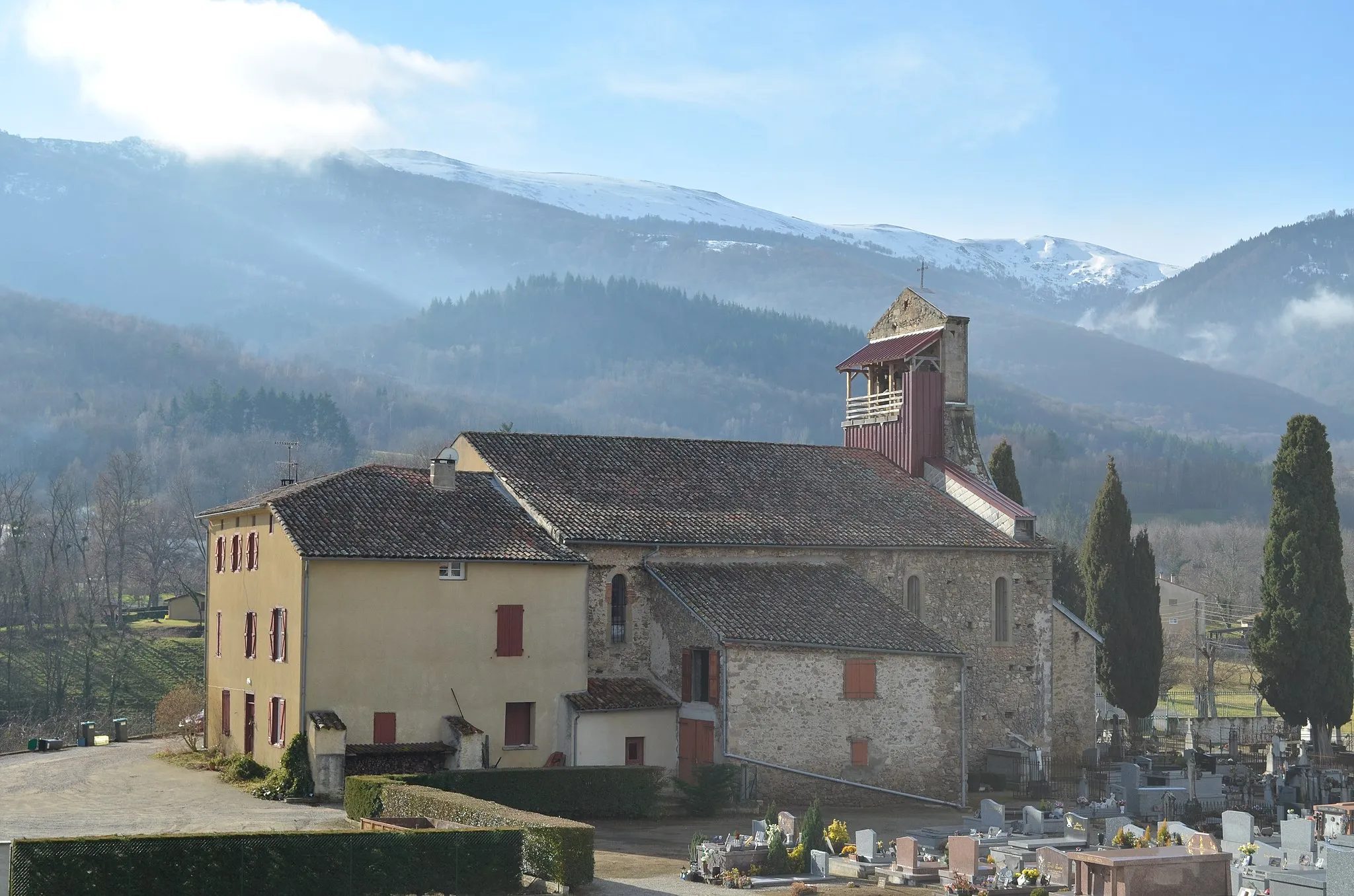 Photo showing: Église Saint-Étienne de Brassac (Ariège)