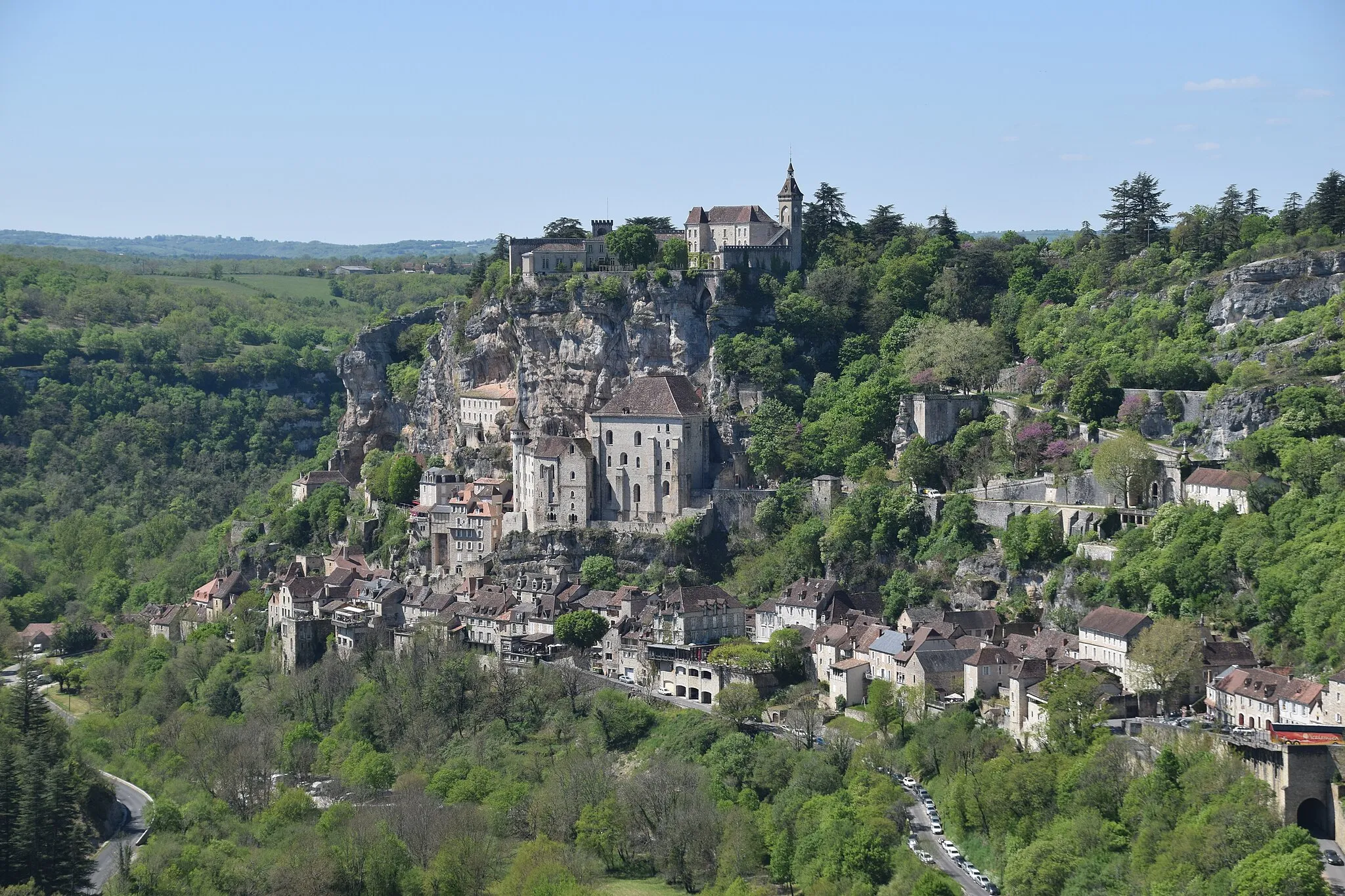 Photo showing: View on Rocamadour, Lot, France
