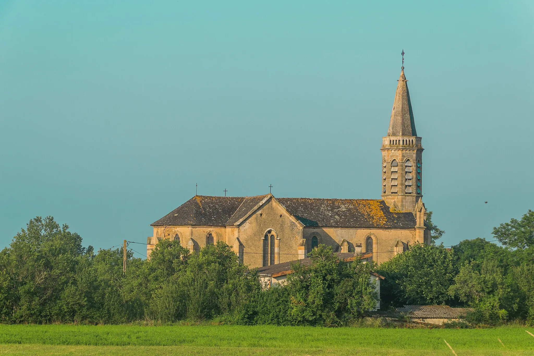Photo showing: Église Saint Pierre-ès-Liens du Cuzoul, commune de Castanet, Tarn-et-Garonne, France