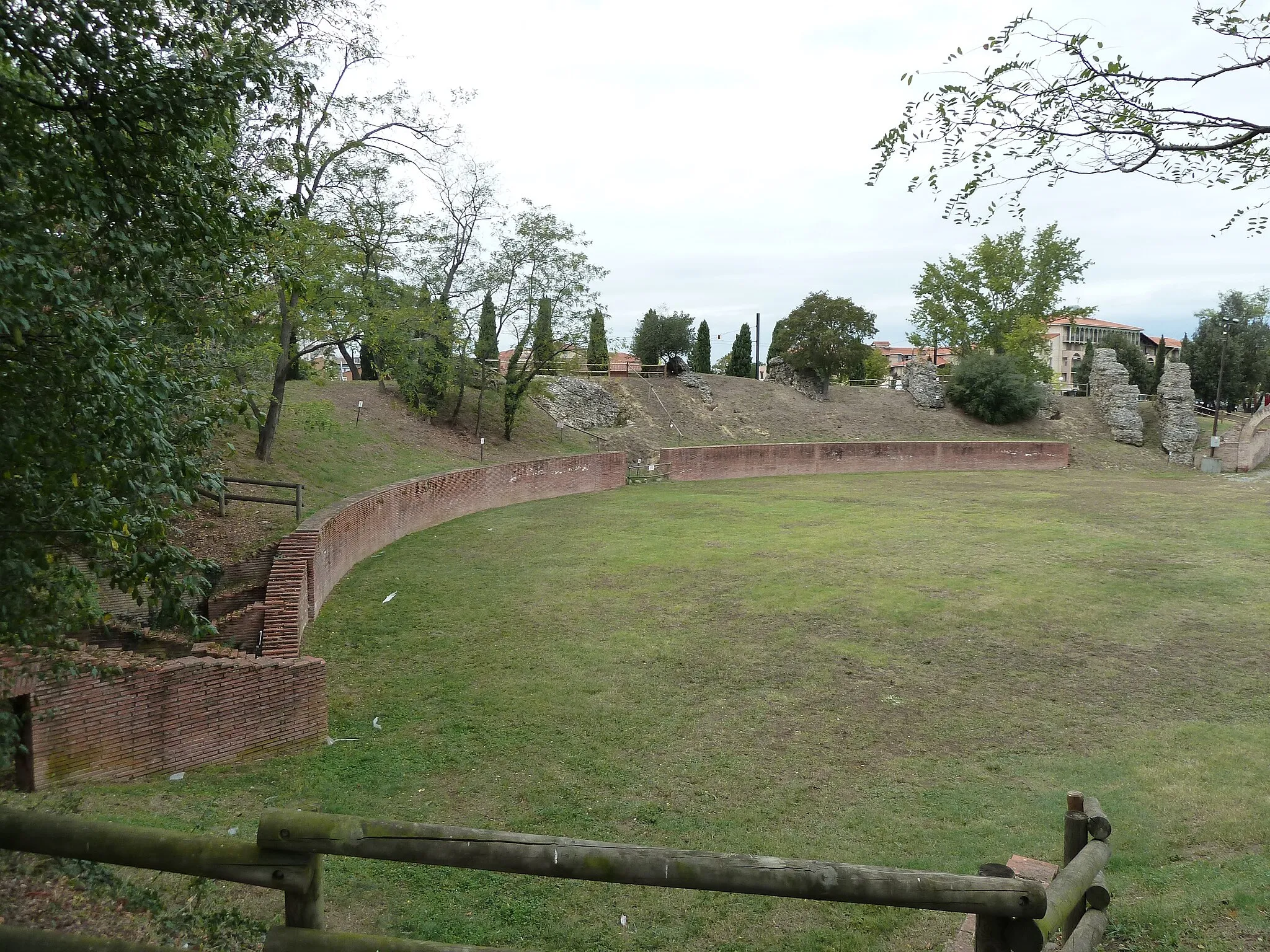 Photo showing: Toulouse (Haute-Garonne, France) : Amphithéâtre romain d'Ancely.