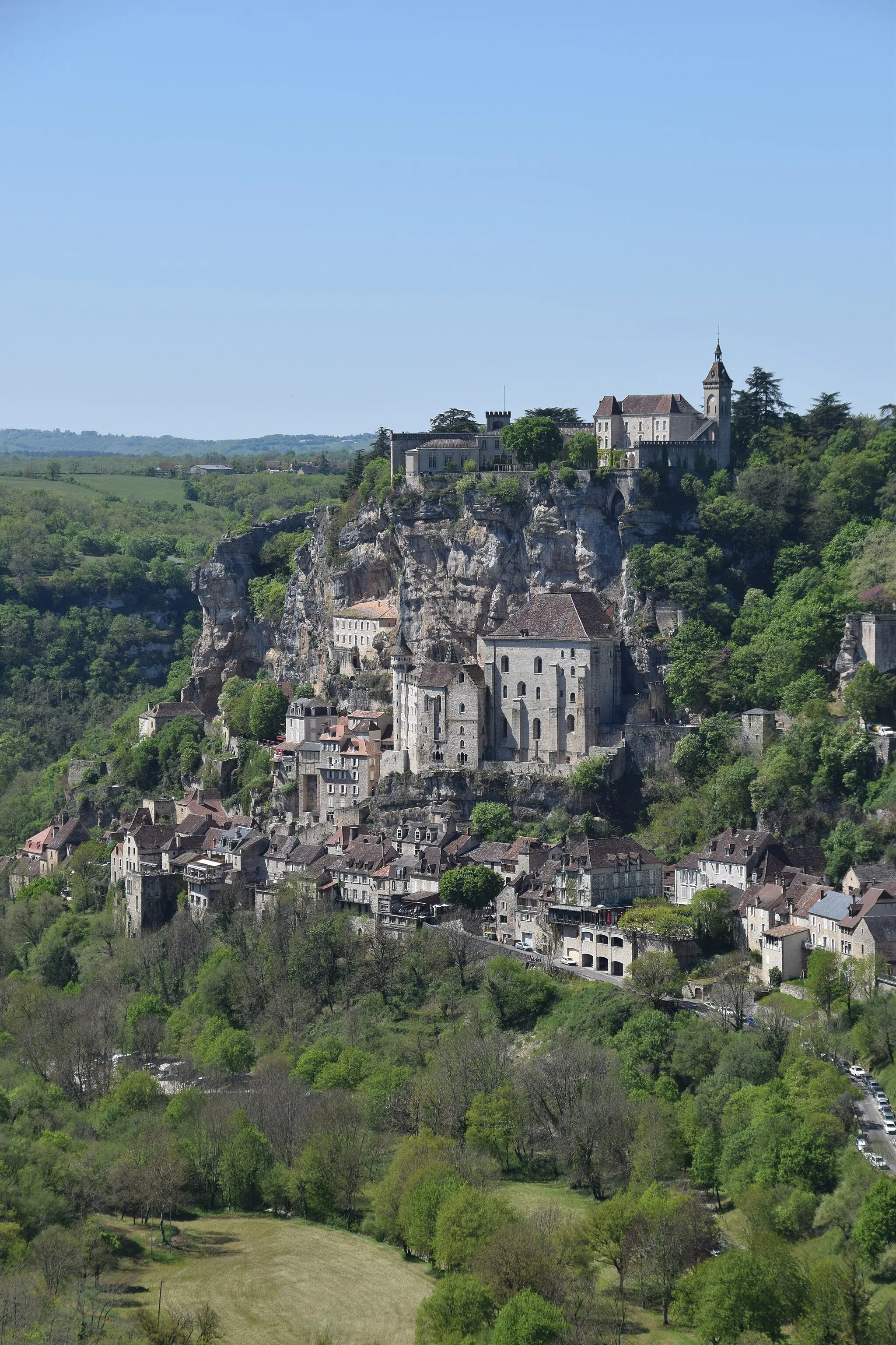 Photo showing: View on Rocamadour, Lot, France