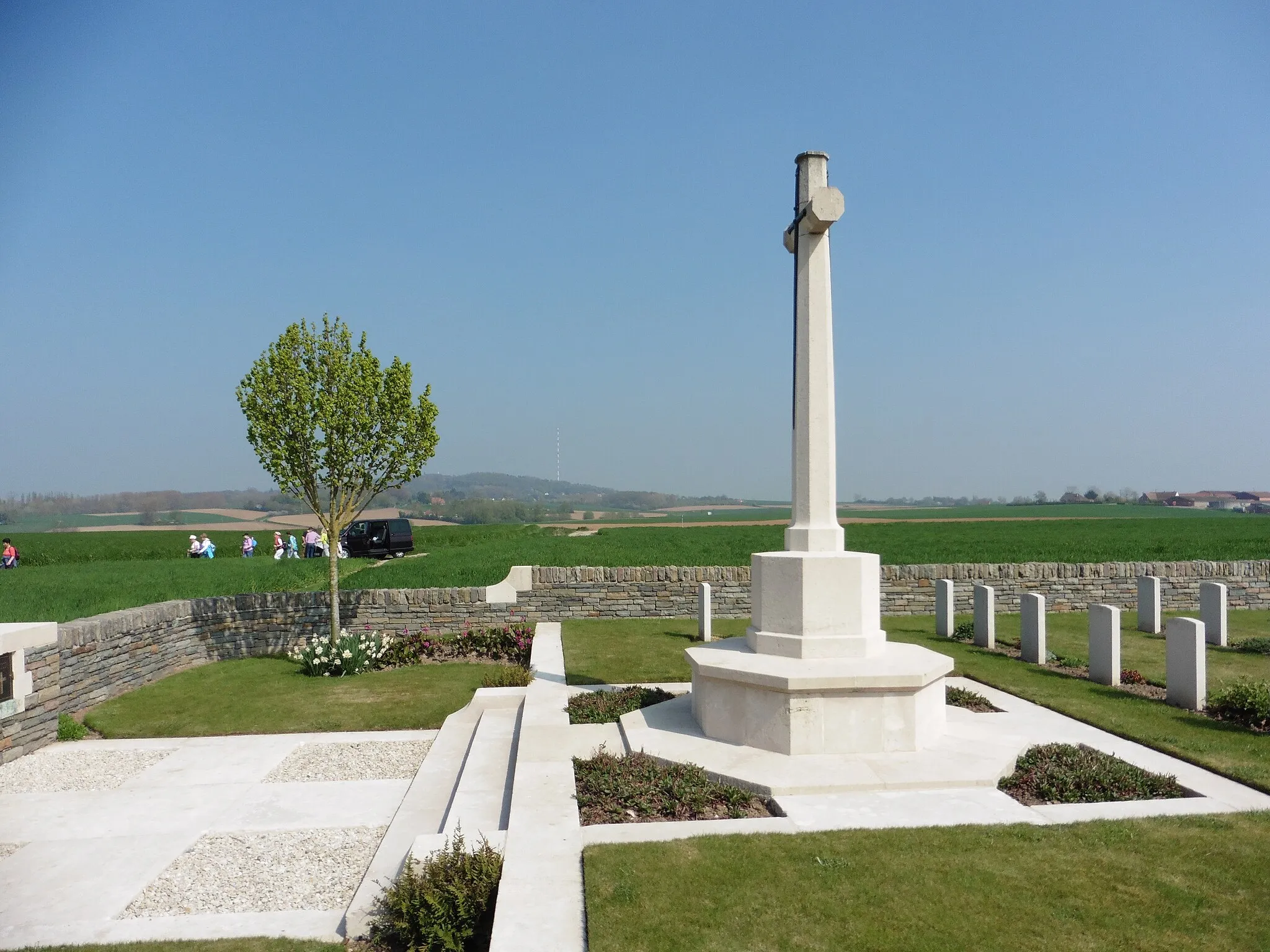 Photo showing: Bertenacre Military Cemetery Flêtre Nord.- France.