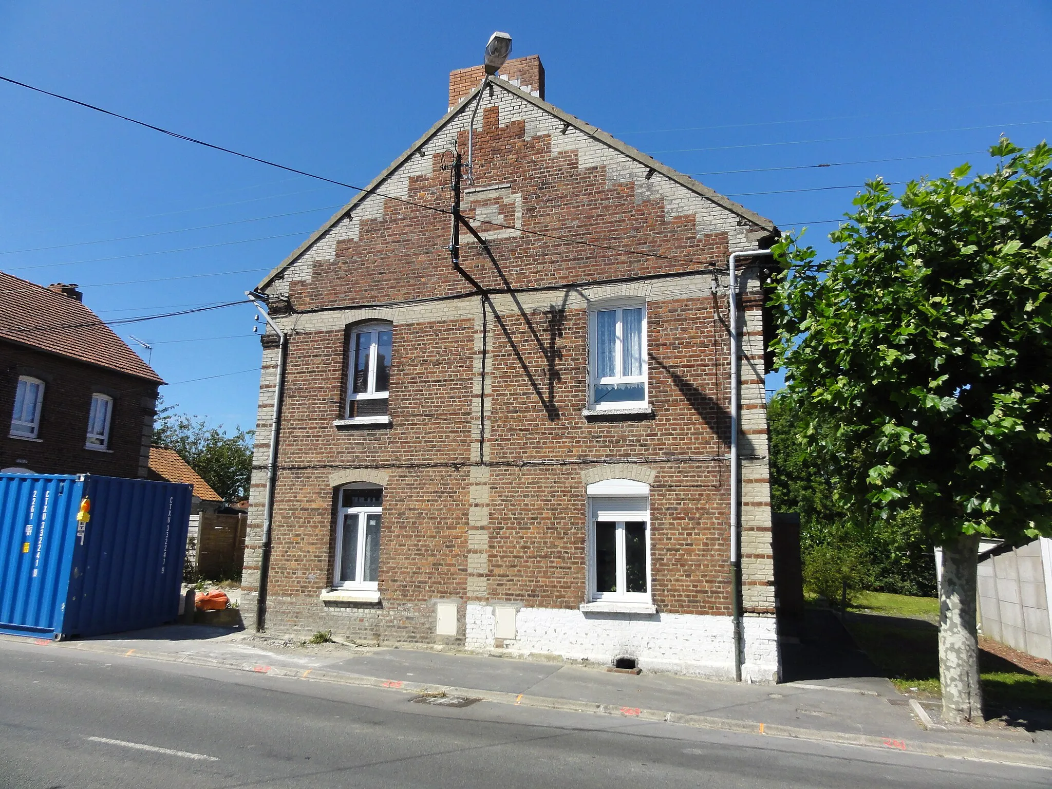 Photo showing: Cités de la Fosse n° 7 - 7 bis de la Compagnie des mines de Bruay, Houdain et Haillicourt, Pas-de-Calais, Nord-Pas-de-Calais, France.