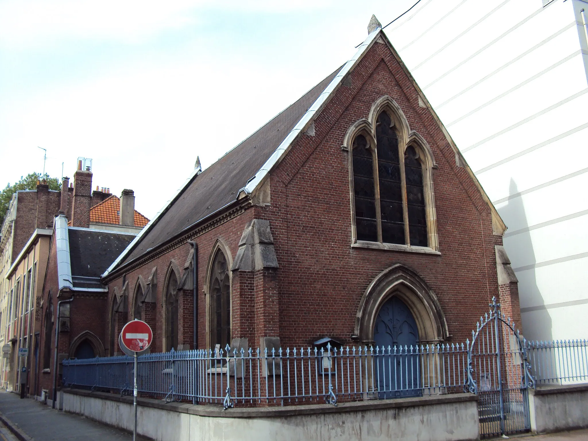 Photo showing: Christ Church Anglican Church, 14 Rue Lyderic, Lille, France