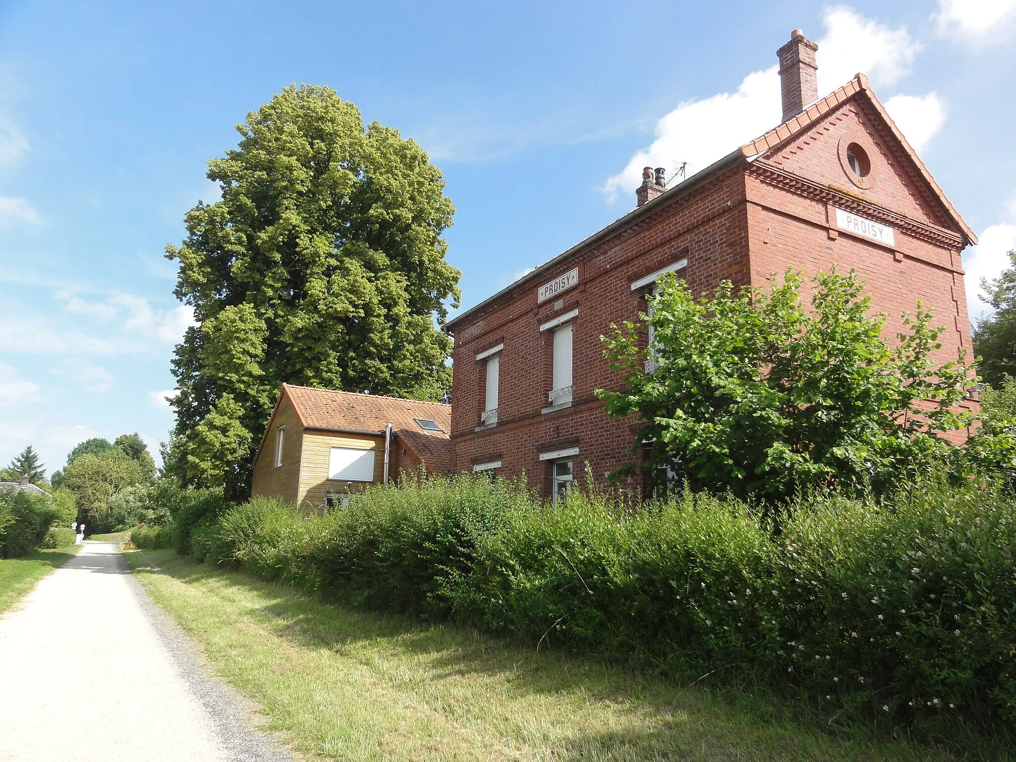 Photo showing: Proisy (Aisne) Axe vert, ancienne gare