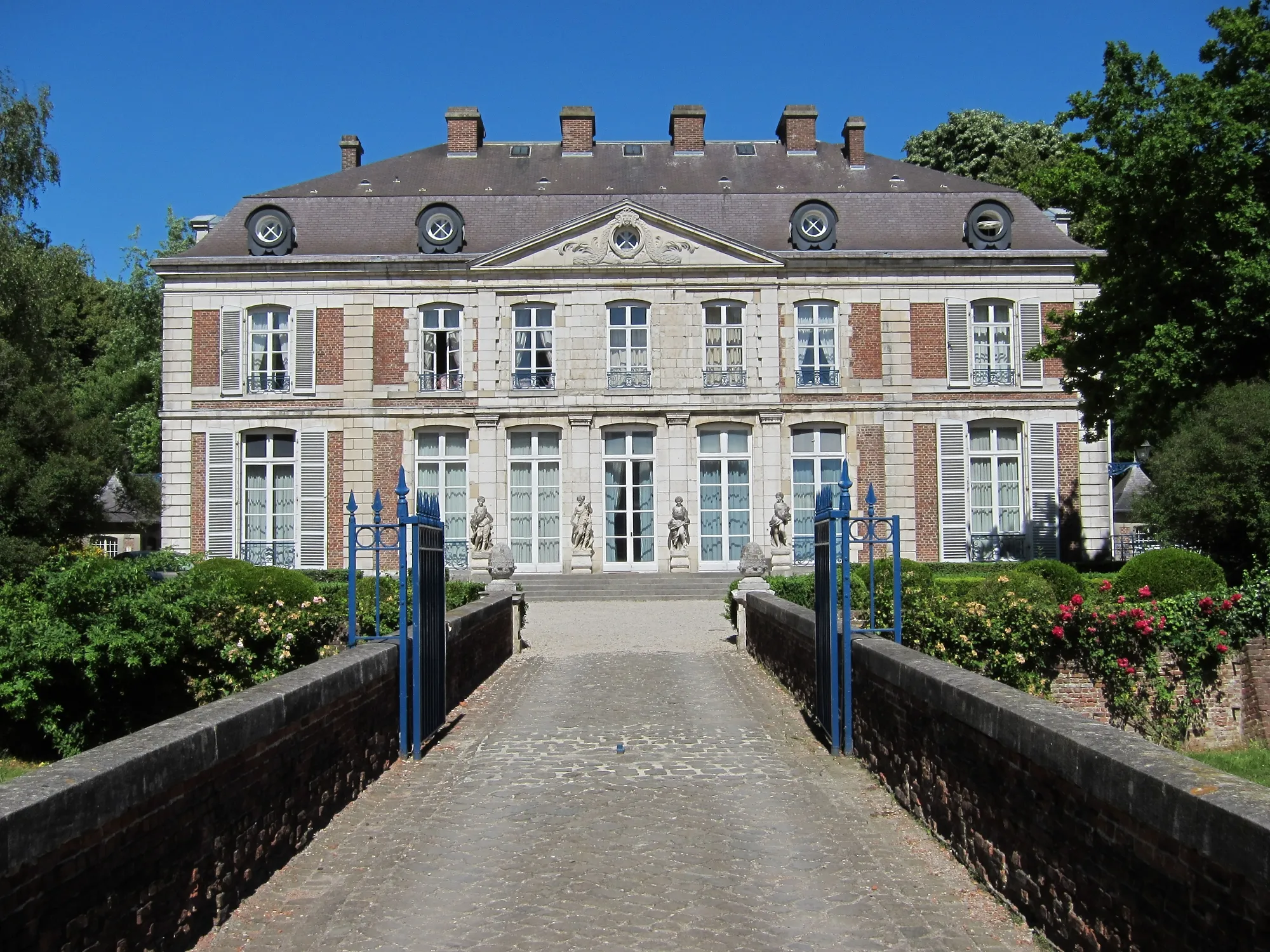 Photo showing: Le château du Vert Bois à Bondues (Nord).