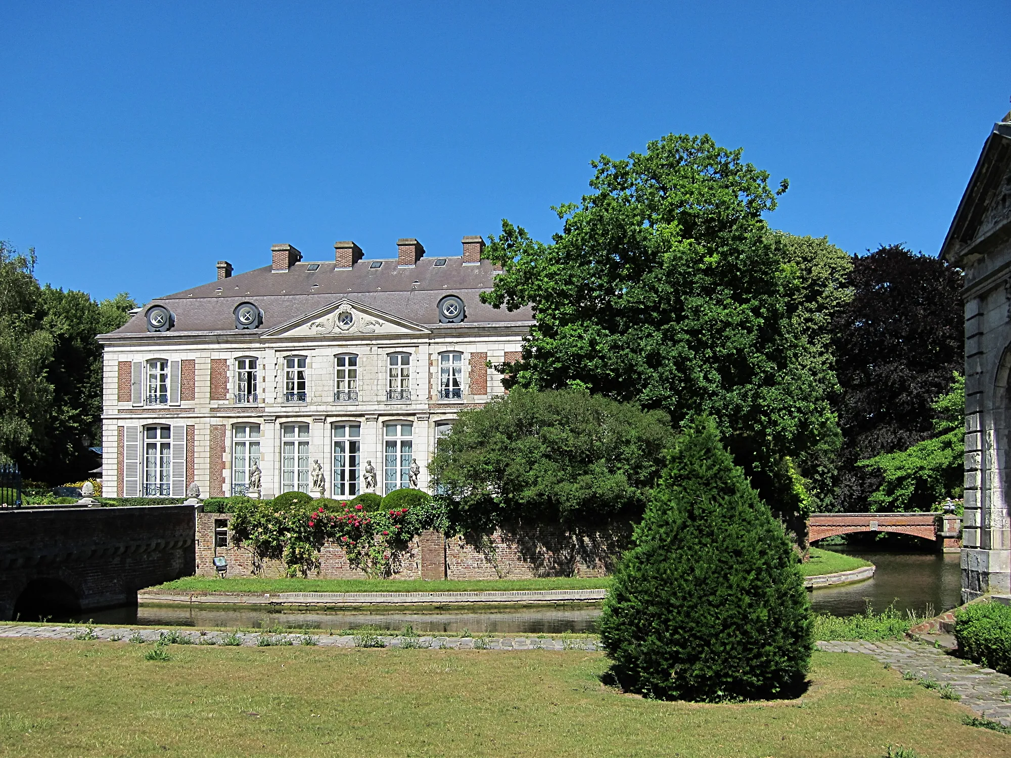 Photo showing: Le château du Vert Bois à Bondues (Nord).