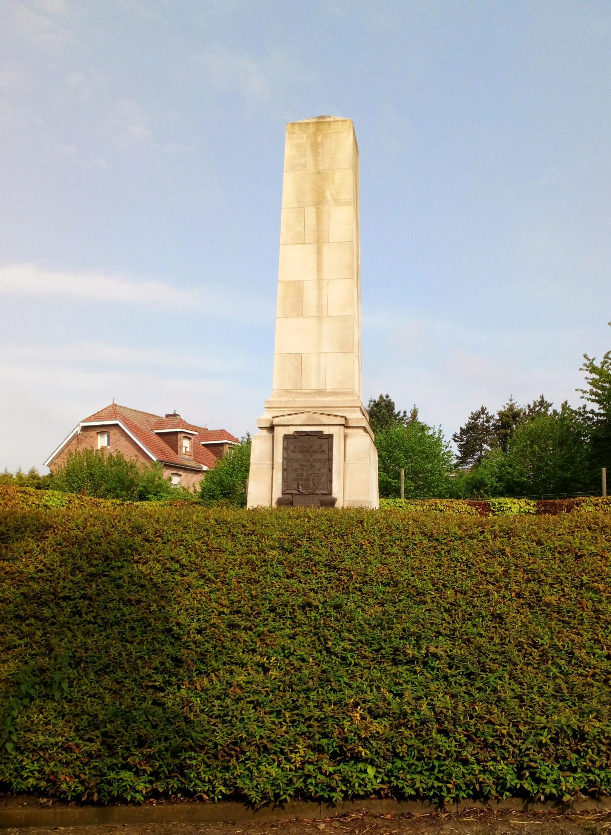 Photo showing: Beaucourt-sur-l'Ancre, monument à la Royal Naval Division 2