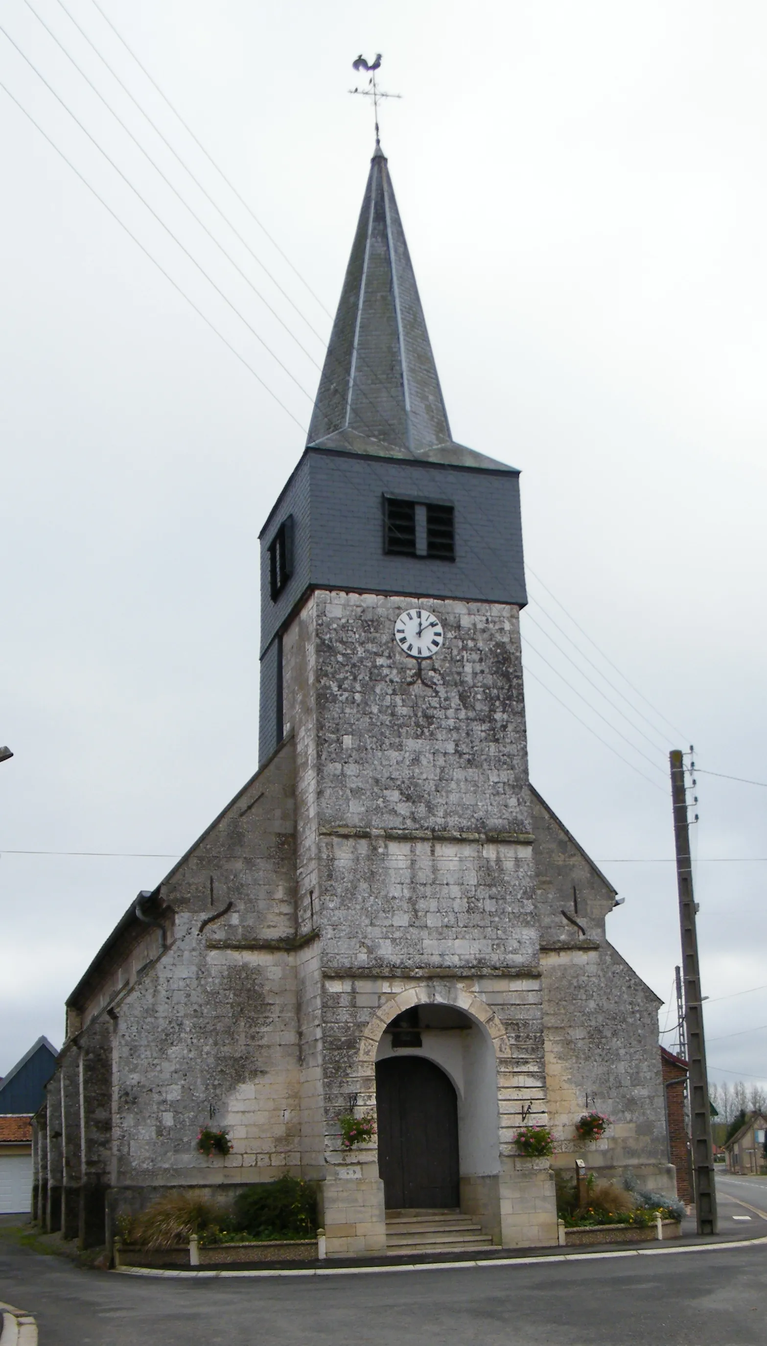 Photo showing: Le Ponchel, Pas-de-Calais, église