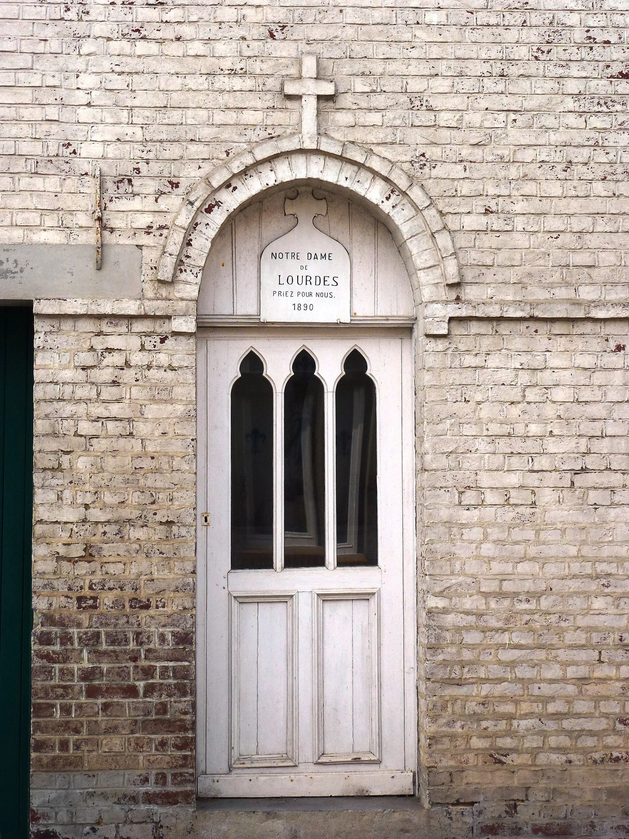 Photo showing: Floringhem (Pas-de-Calais, Fr) oratoire N.D. de Lourdes