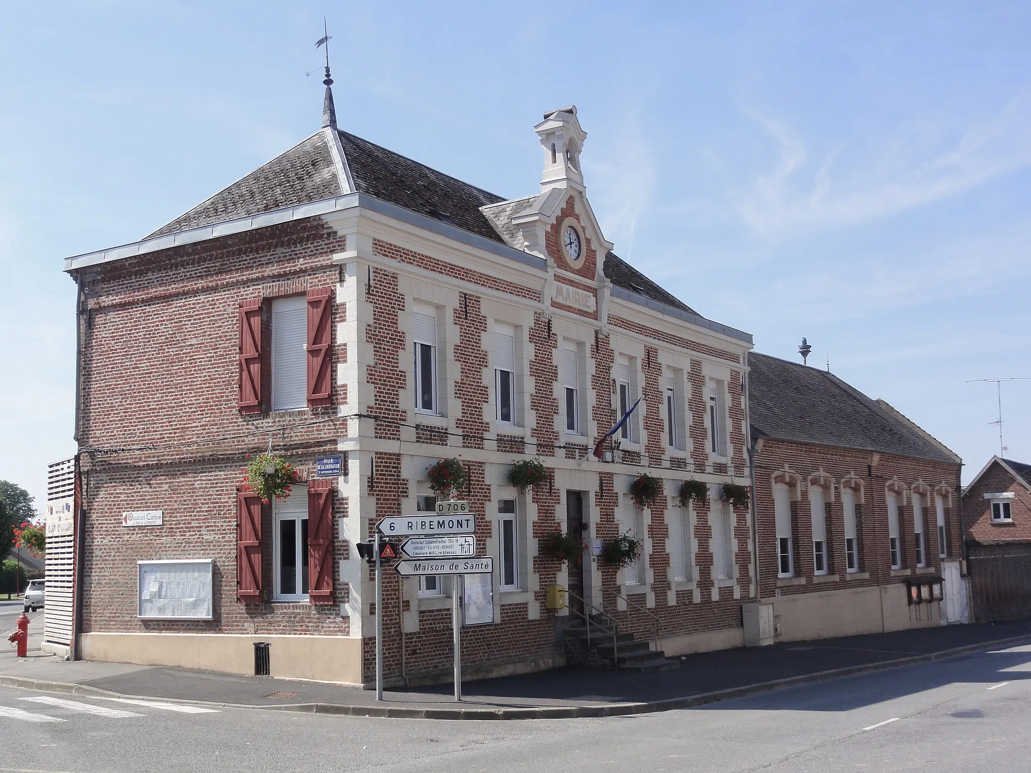 Photo showing: Mont-d'Origny (Aisne) mairie