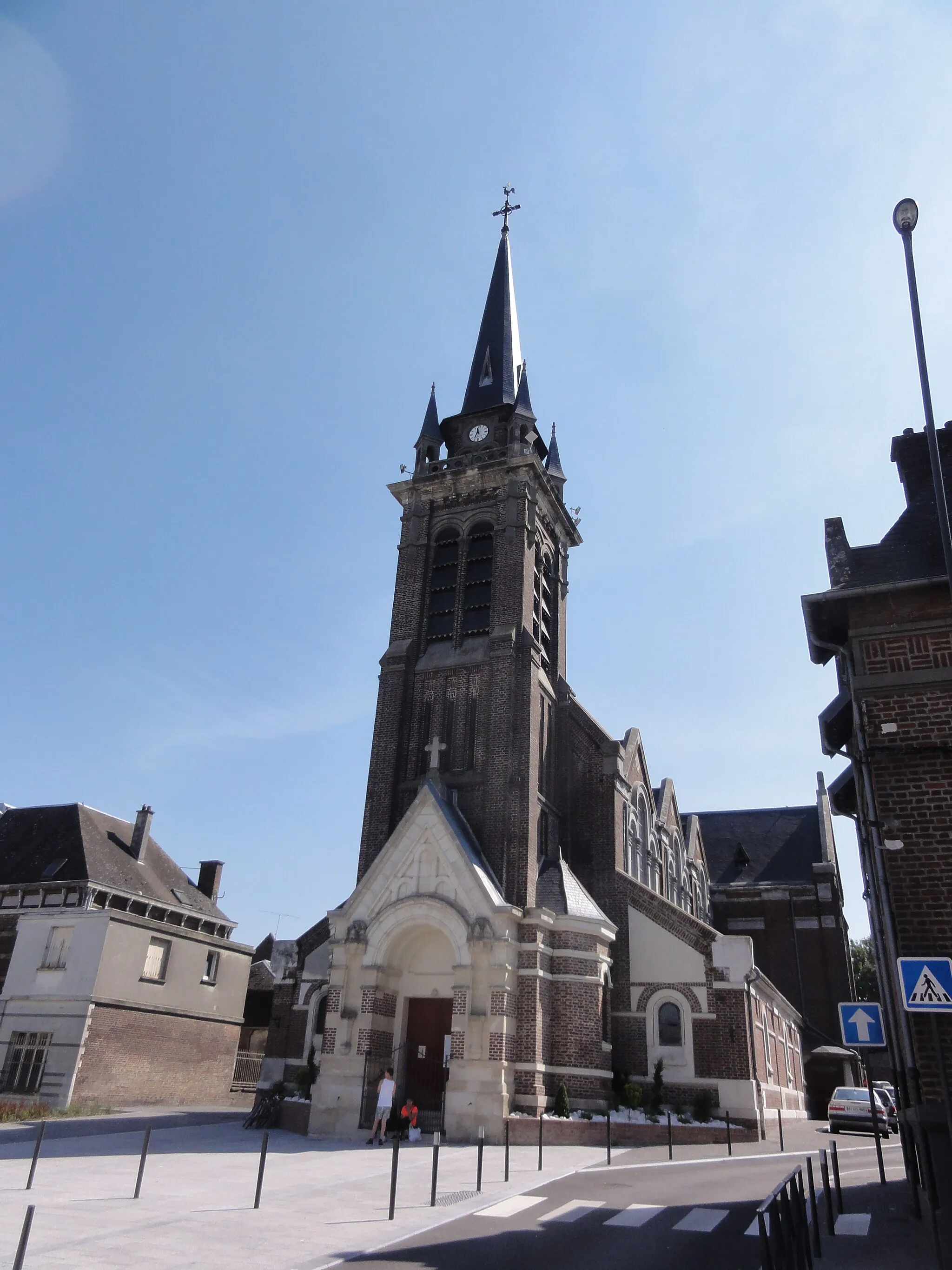 Photo showing: Origny-Sainte-Benoite (Aisne) église