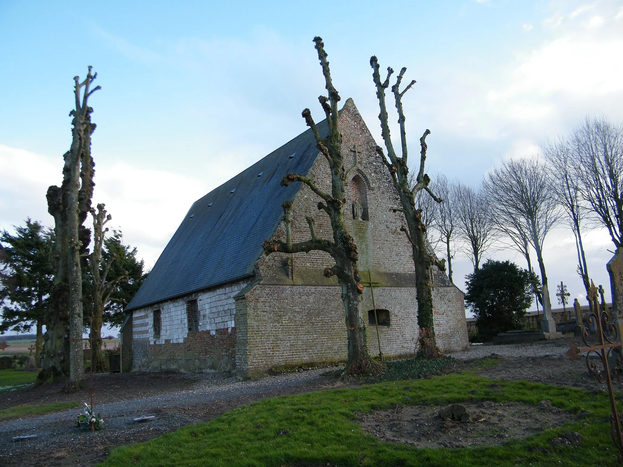 Photo showing: Chapelle des trois cents corps, Noyelles-en-Chaussée, Somme, France.