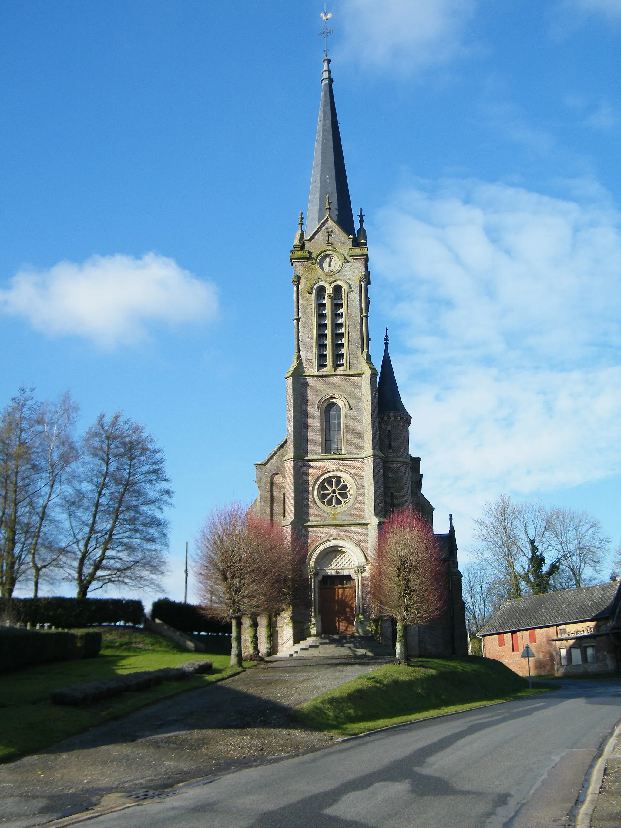 Photo showing: Le clocher.