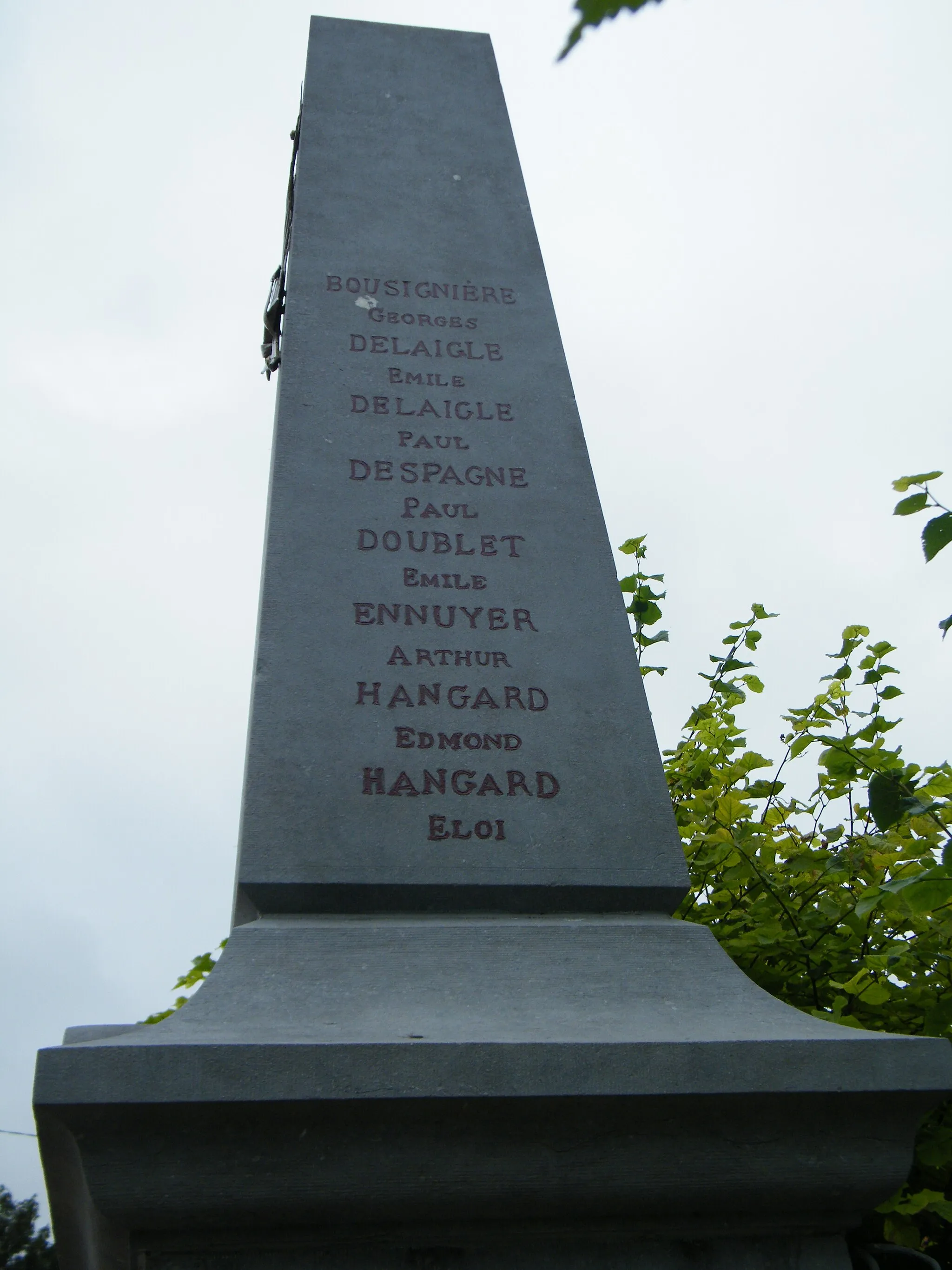 Photo showing: Monument aux morts pour la France.