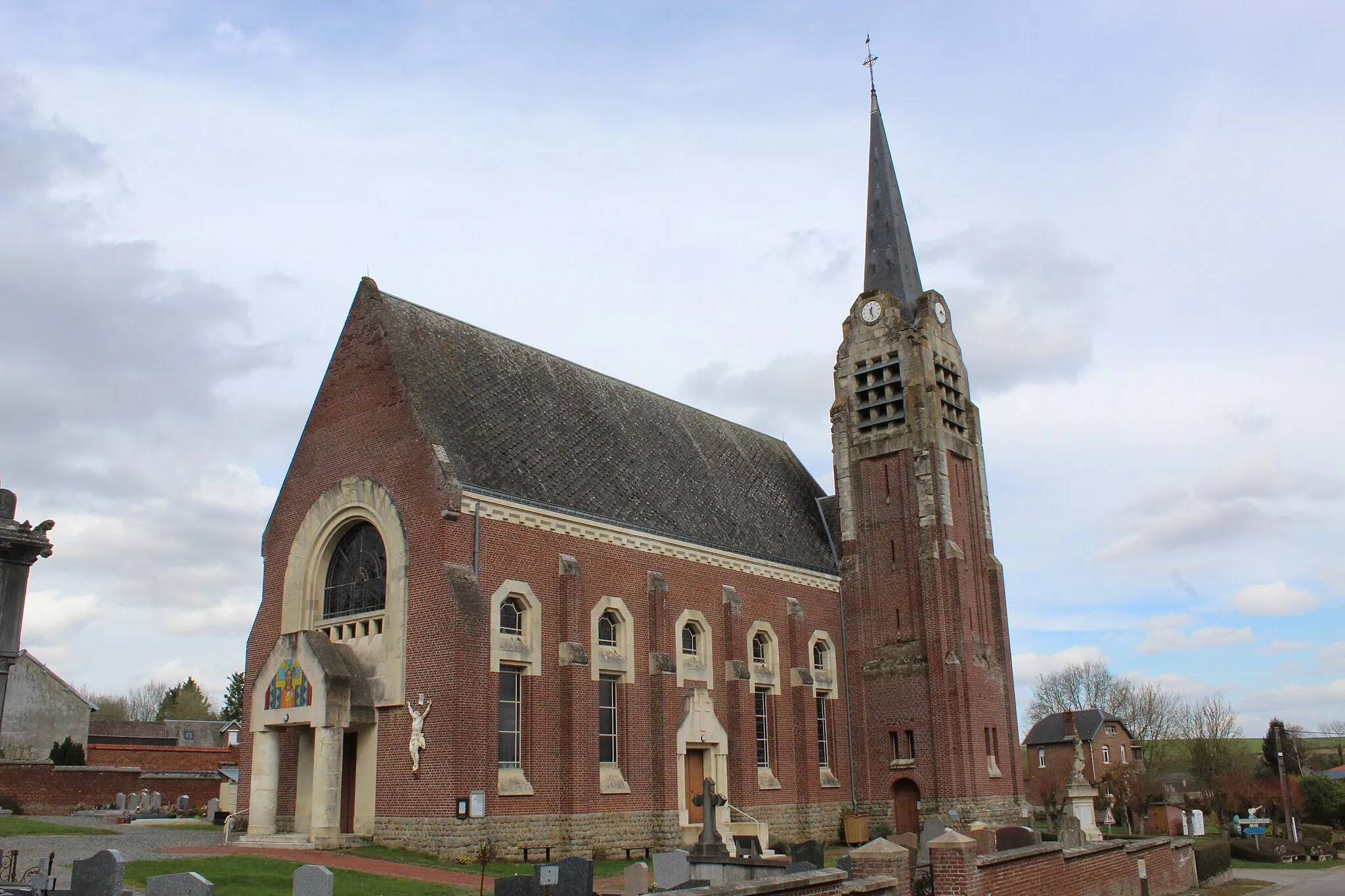 Photo showing: L'église.