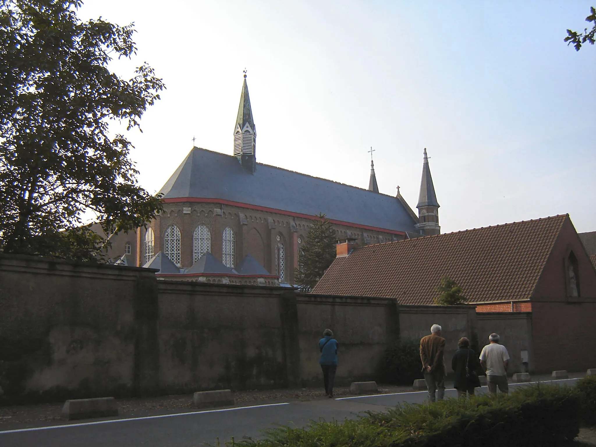 Photo showing: Church  of the Abbaye du Mont des Cats (Mont des Cats abbey). Godewaersvelde, Nord, Nord-Pas-de-Calais, France