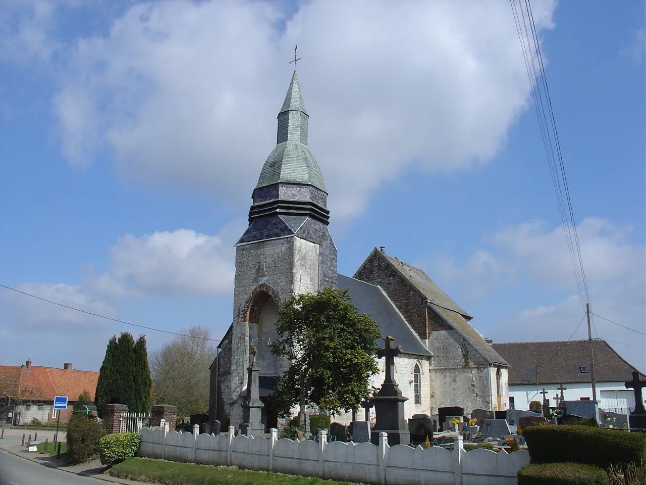 Photo showing: Église de Bermicourt