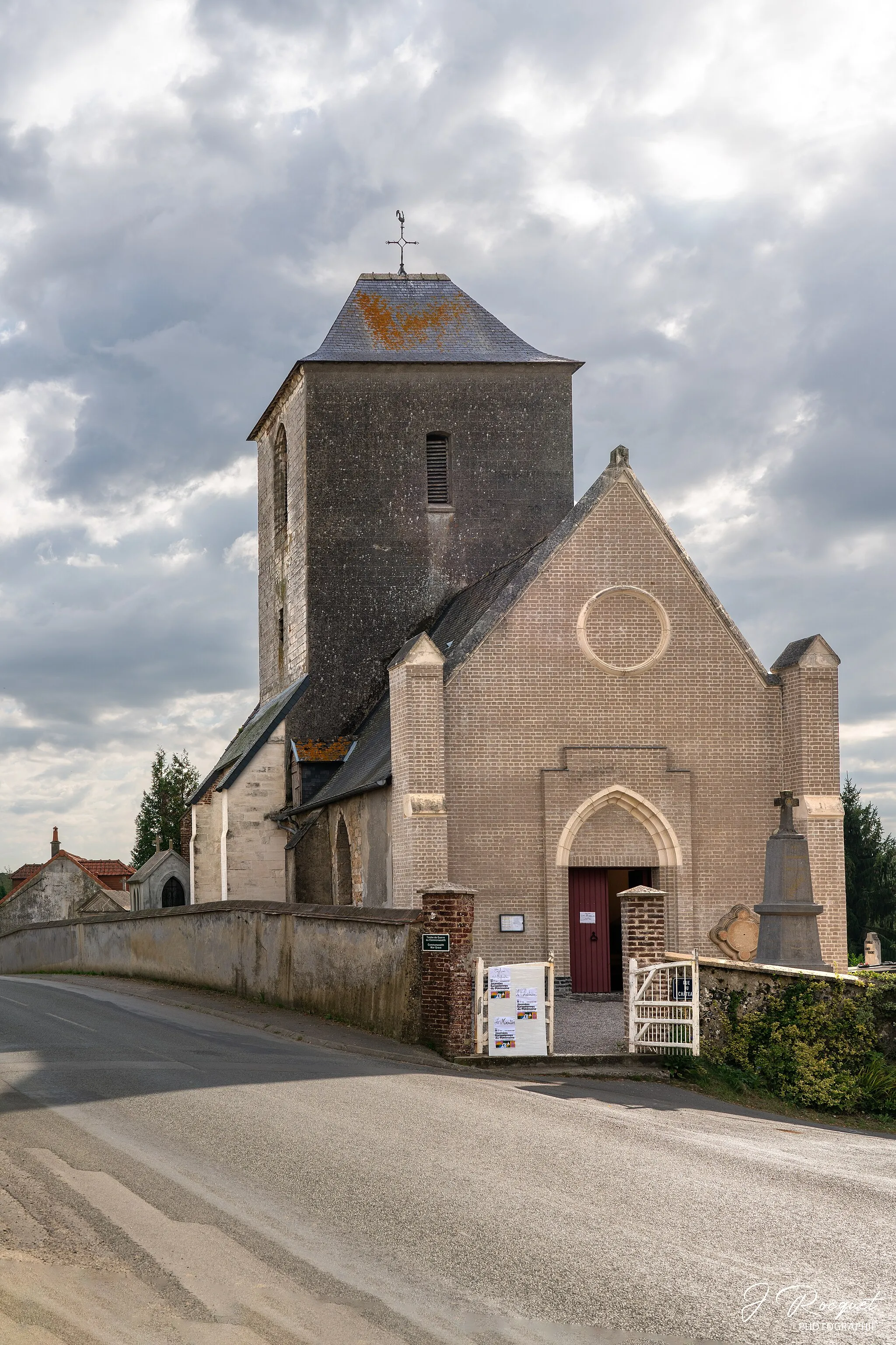 Photo showing: Eglise Saint Sylvestre d'Enquin-sur-Baillons
