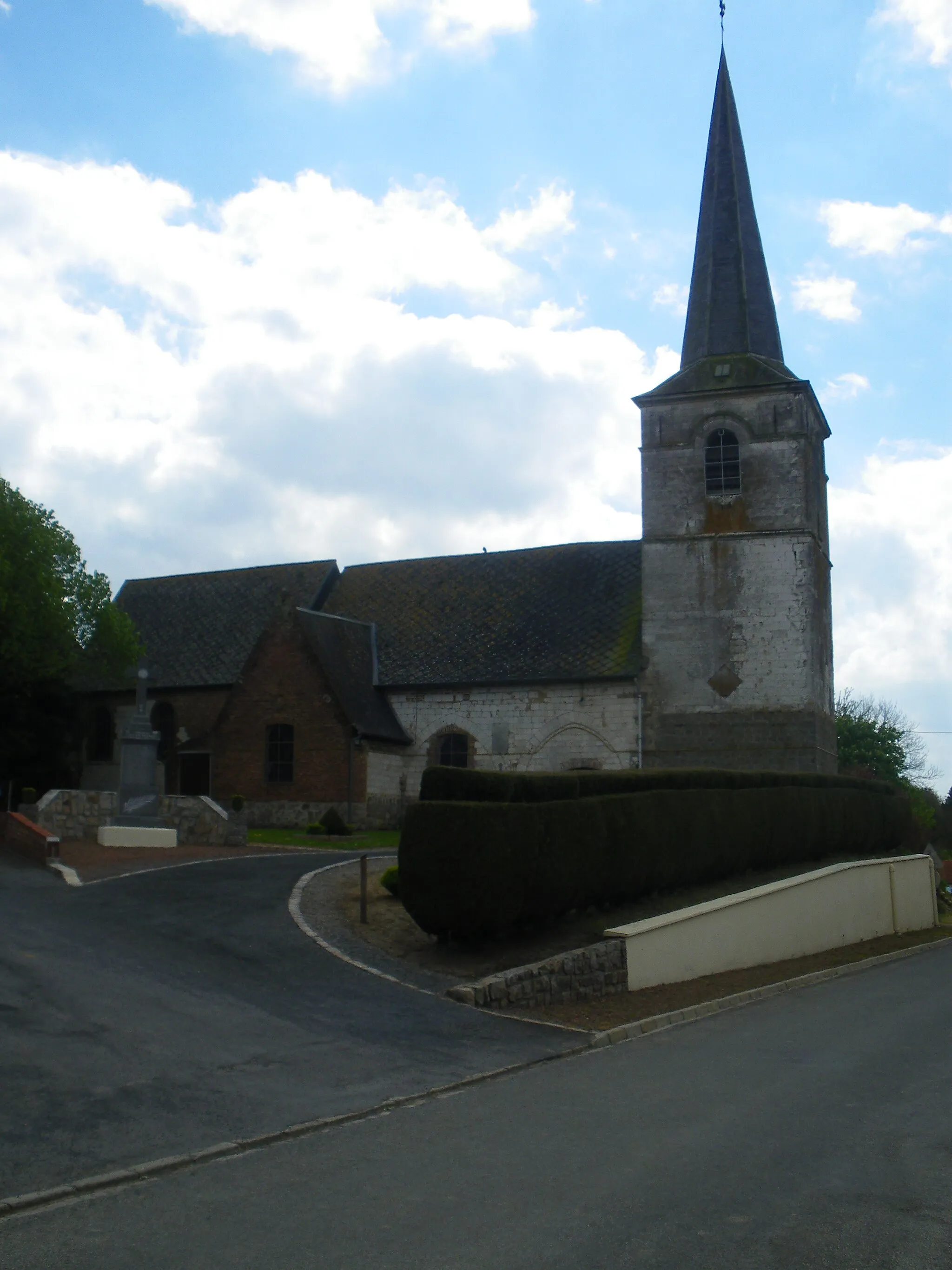 Photo showing: Vue de l'église Saint-Vaast de Gouy-en-Ternois.