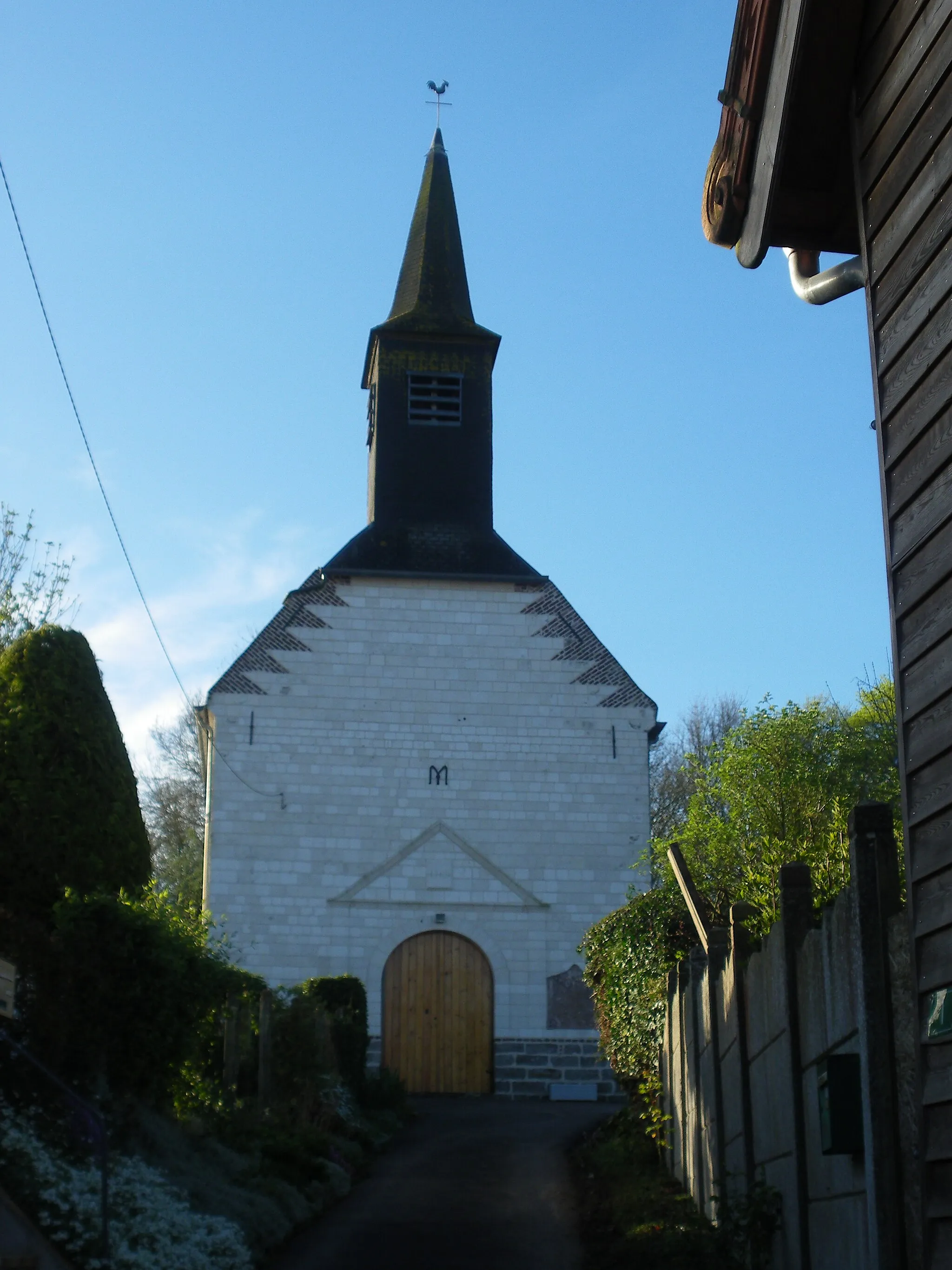 Photo showing: Vue de l'église Saint-Jacques de Monchiet.
