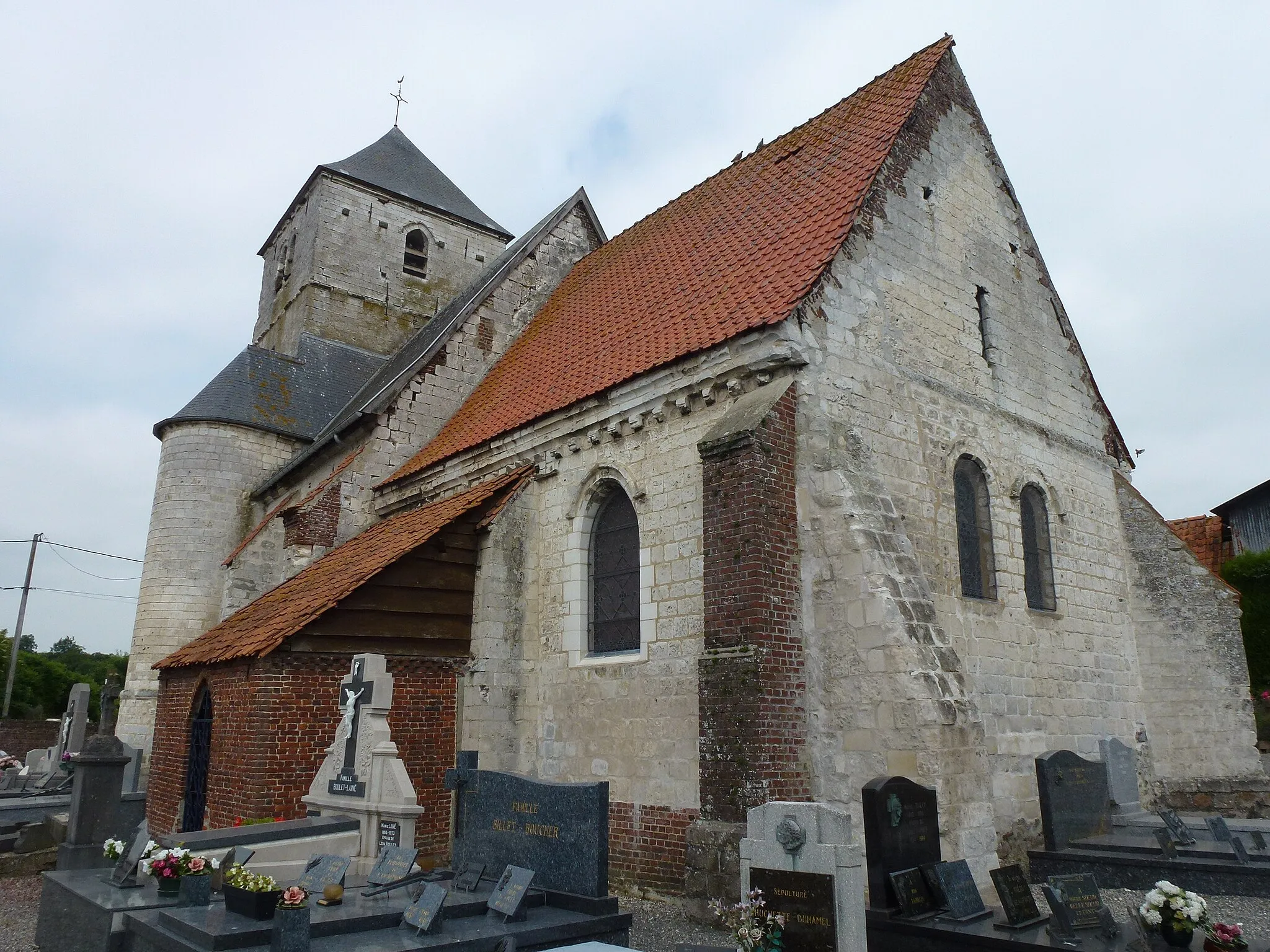 Photo showing: Nédon (Pas-de-Calais) église Saint-Eloi