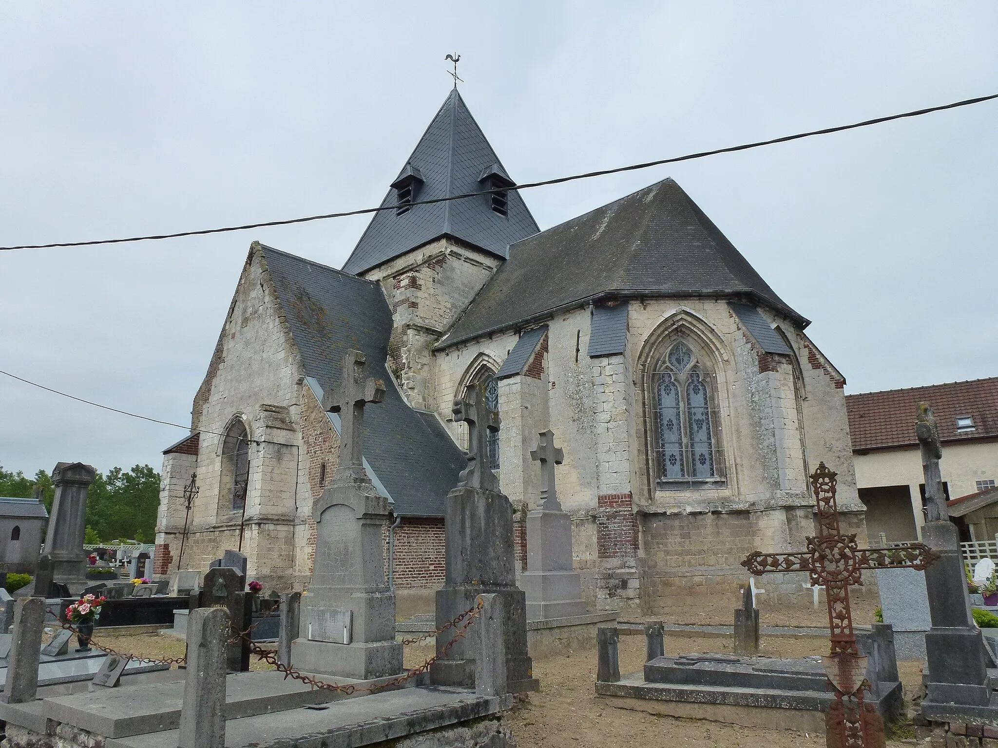 Photo showing: Nédonchel (Pas-de-Calais) église Saint-Menne