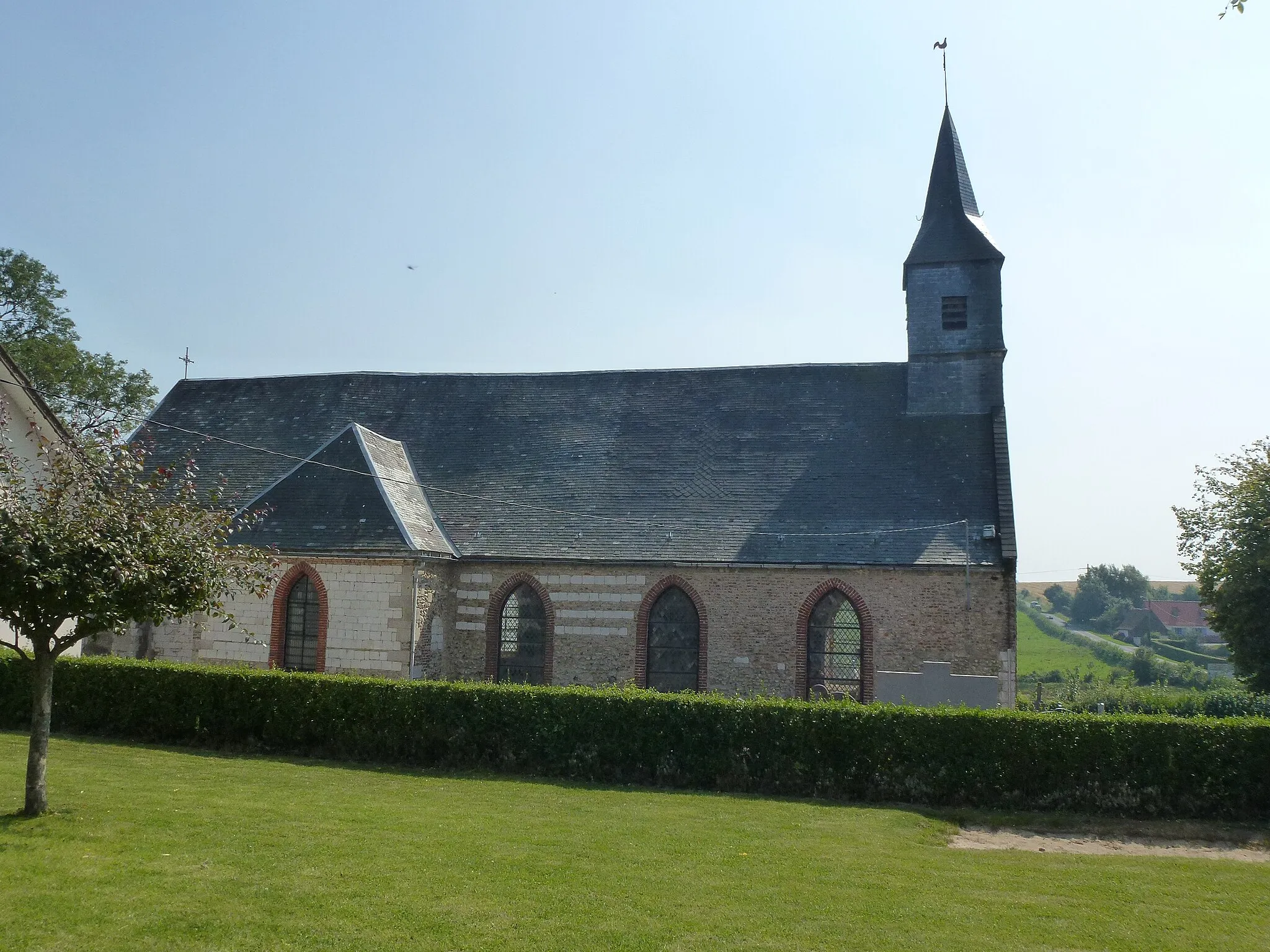 Photo showing: Alembon (Pas-de-Calais) église Saint-Pierre