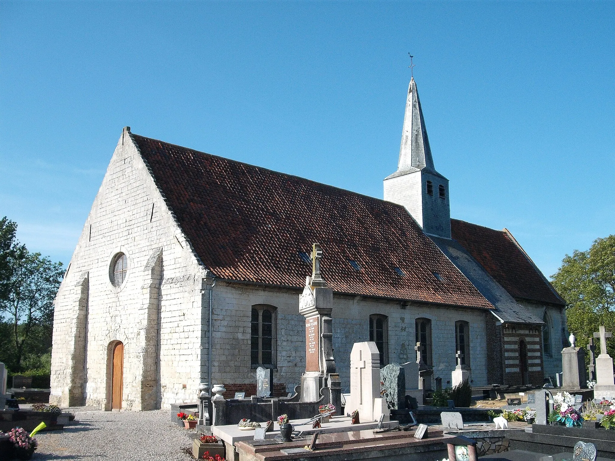 Photo showing: Church of Nielles-lès-Ardres