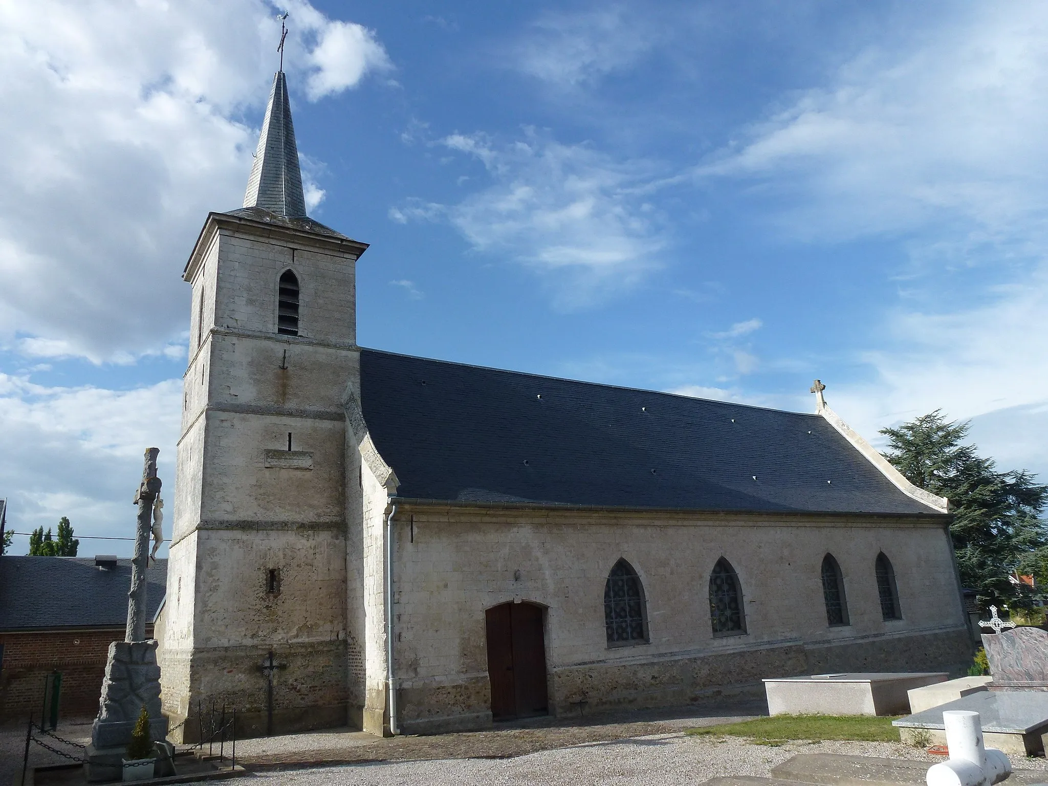 Photo showing: Autingues (Pas-de-Calais) église