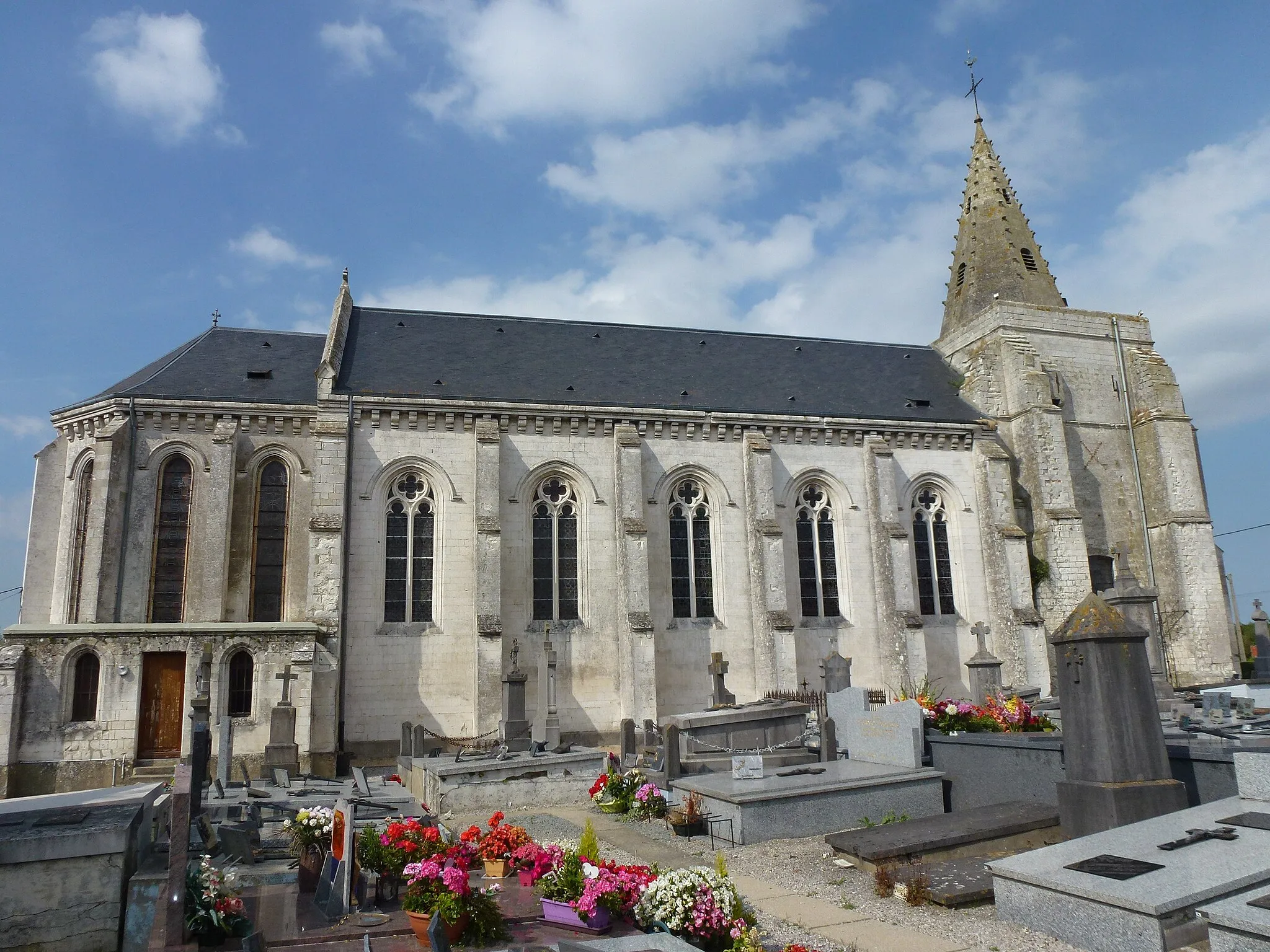 Photo showing: Nordausques (Pas-de-Calais) église Saint-Martin