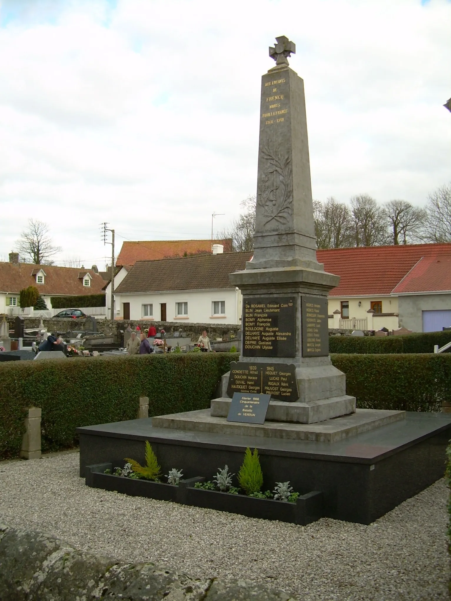 Photo showing: Monument aux morts de Frencq